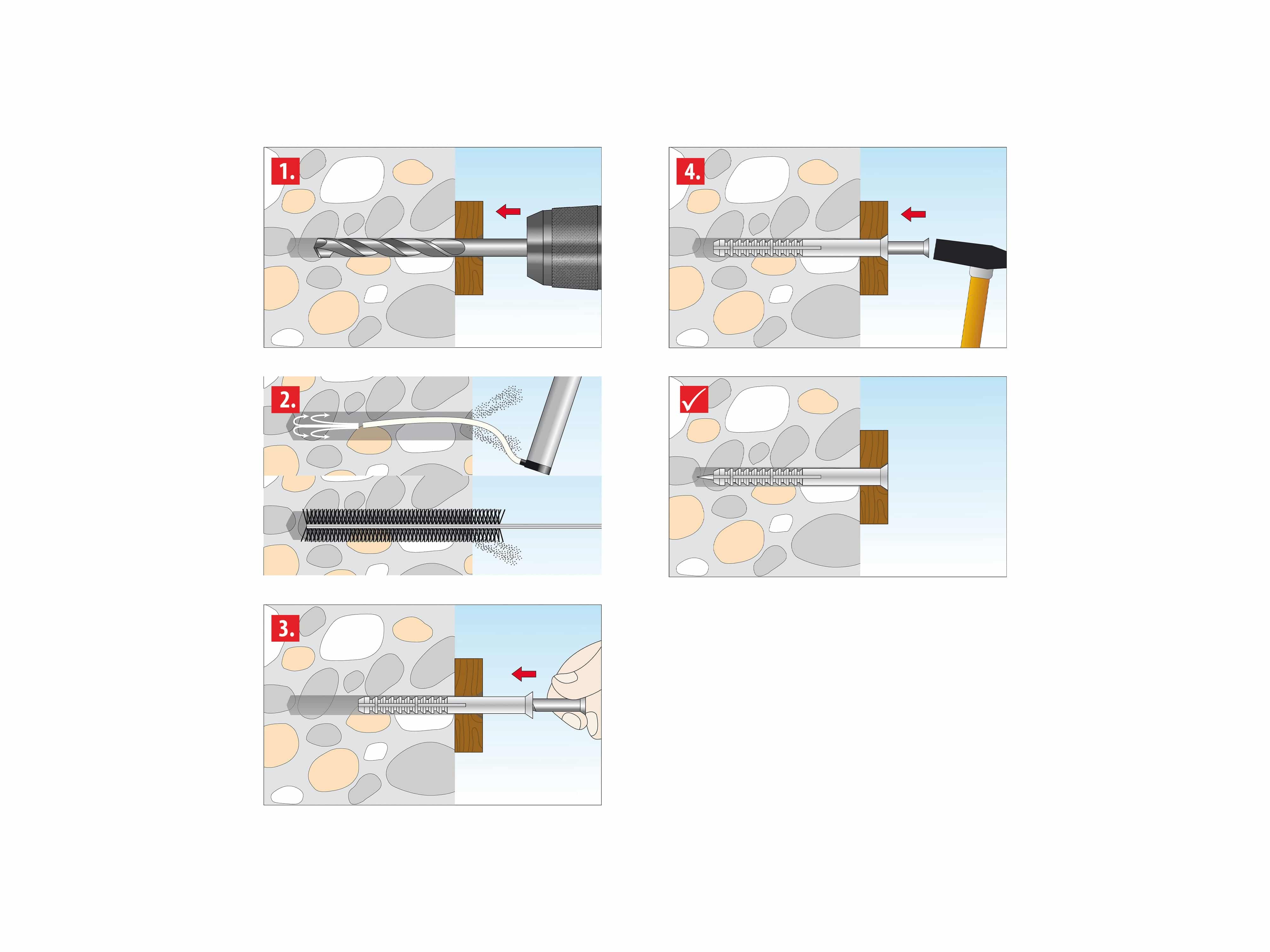 TOX Nageldübel Attack, 6x50 mm, 50 Stück TOX Nageldübel Attack, 6x50 mm, 50 Stück