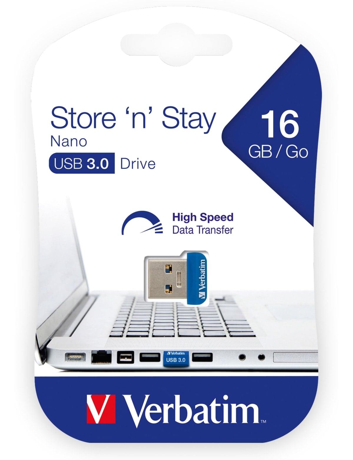 VERBATIM USB3.0 Stick Nano Store´n´Stay, 16 GB VERBATIM USB3.0 Stick Nano Store´n´Stay, 16 GB