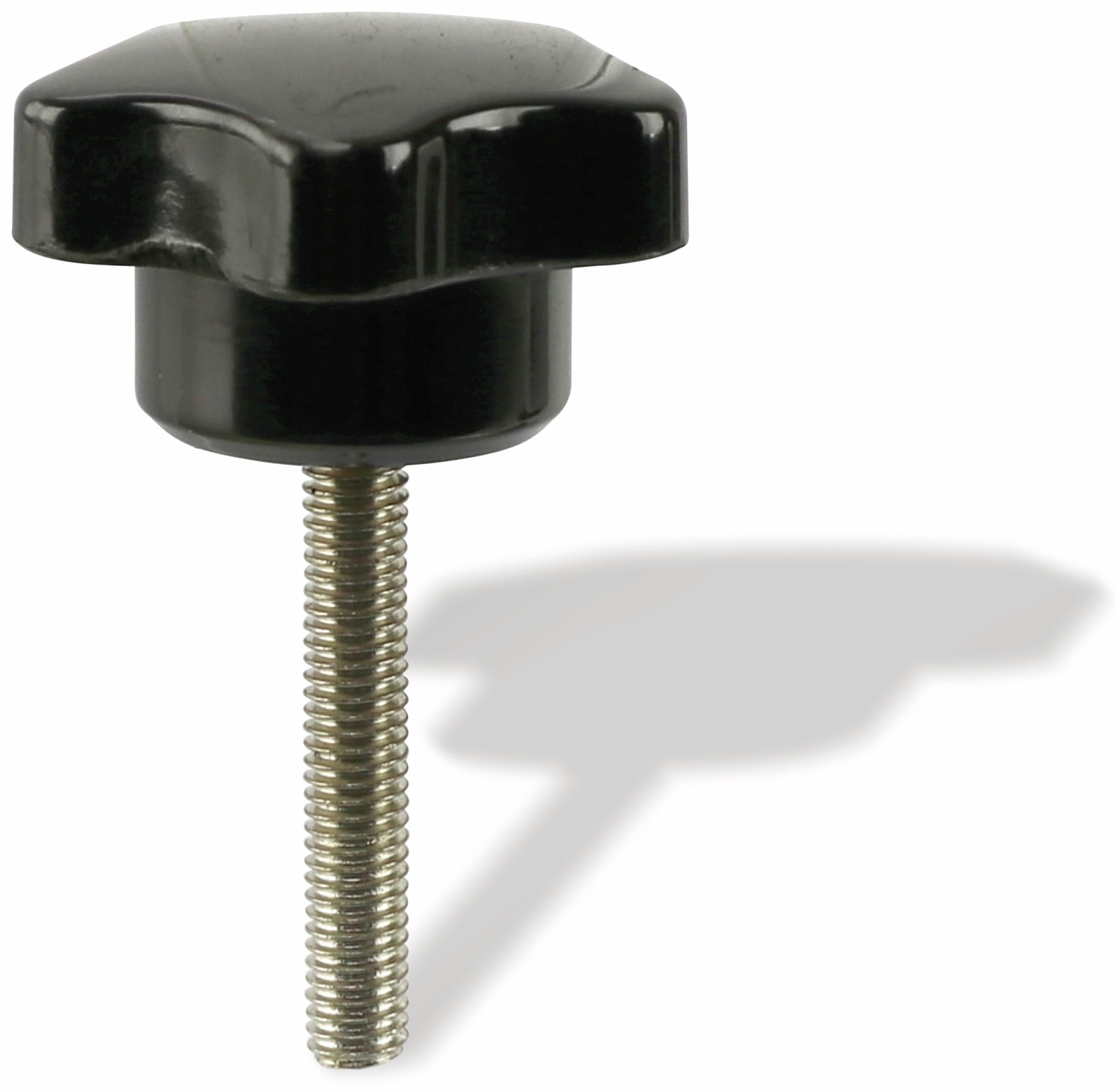 Sterngriffschraube, M5/30 mm, schwarz Sterngriffschraube, M5/30 mm, schwarz