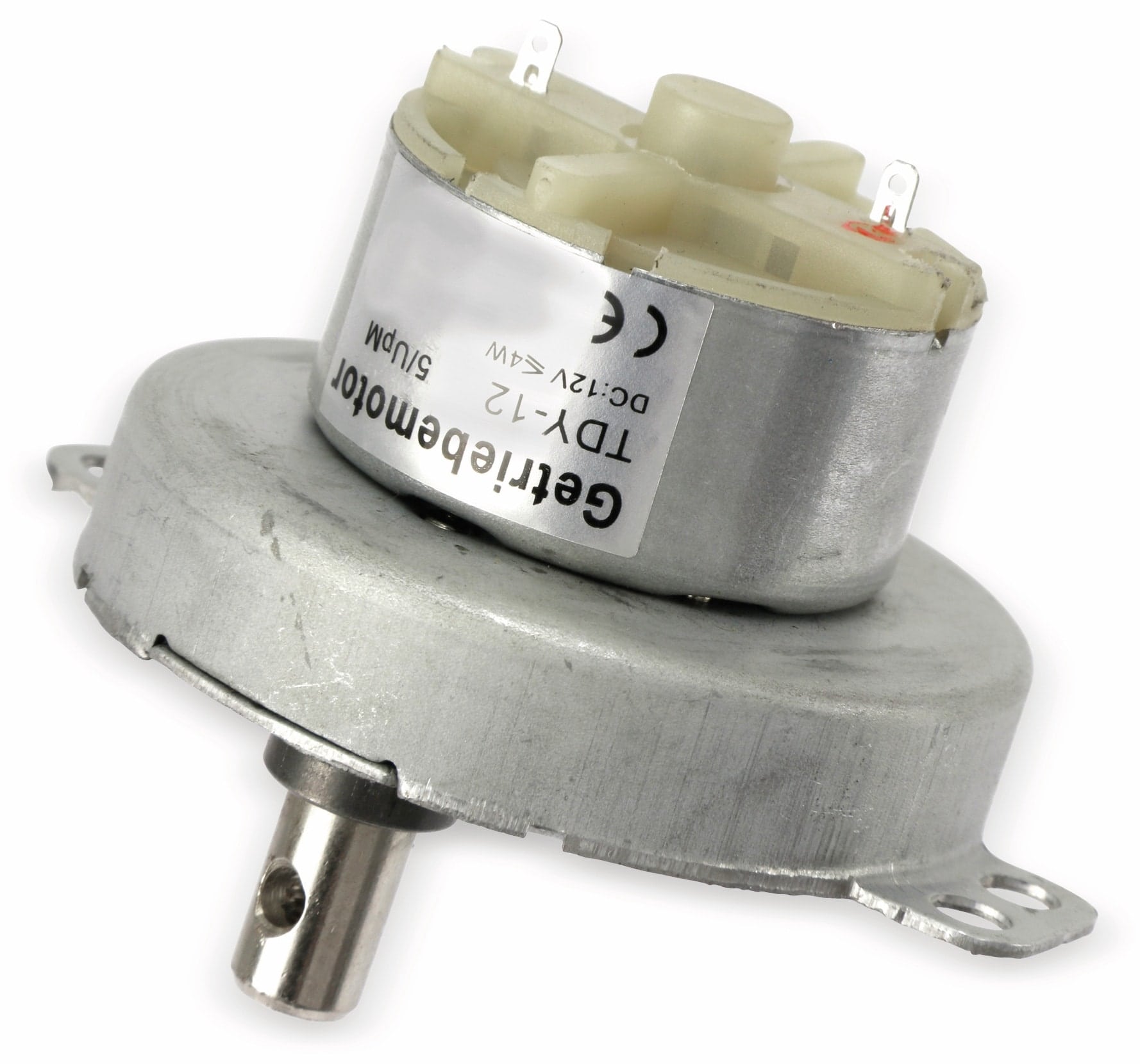 Gleichstrom-Getriebemotor TDY-12, 12 V-, 0,18 A, 5 U/min Gleichstrom-Getriebemotor TDY-12, 12 V-, 0,18 A, 5 U/min
