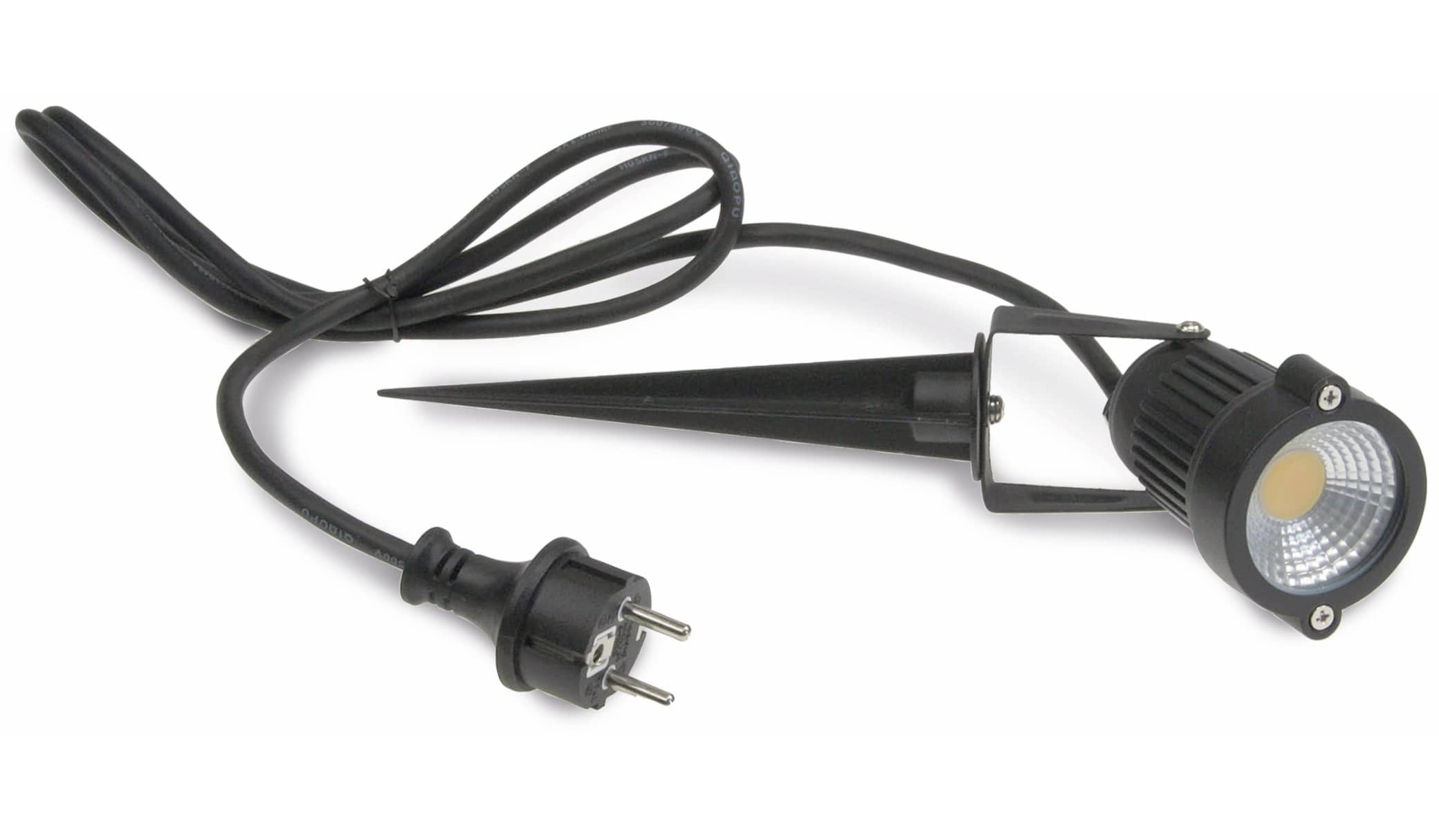 CHILITEC LED-Gartenleuchte CT-GS5 COB, EEK: F, 5 W, 430 lm, 2900 K, schwarz CHILITEC LED-Gartenleuchte CT-GS5 COB, EEK: F, 5 W, 430 lm, 2900 K, schwarz