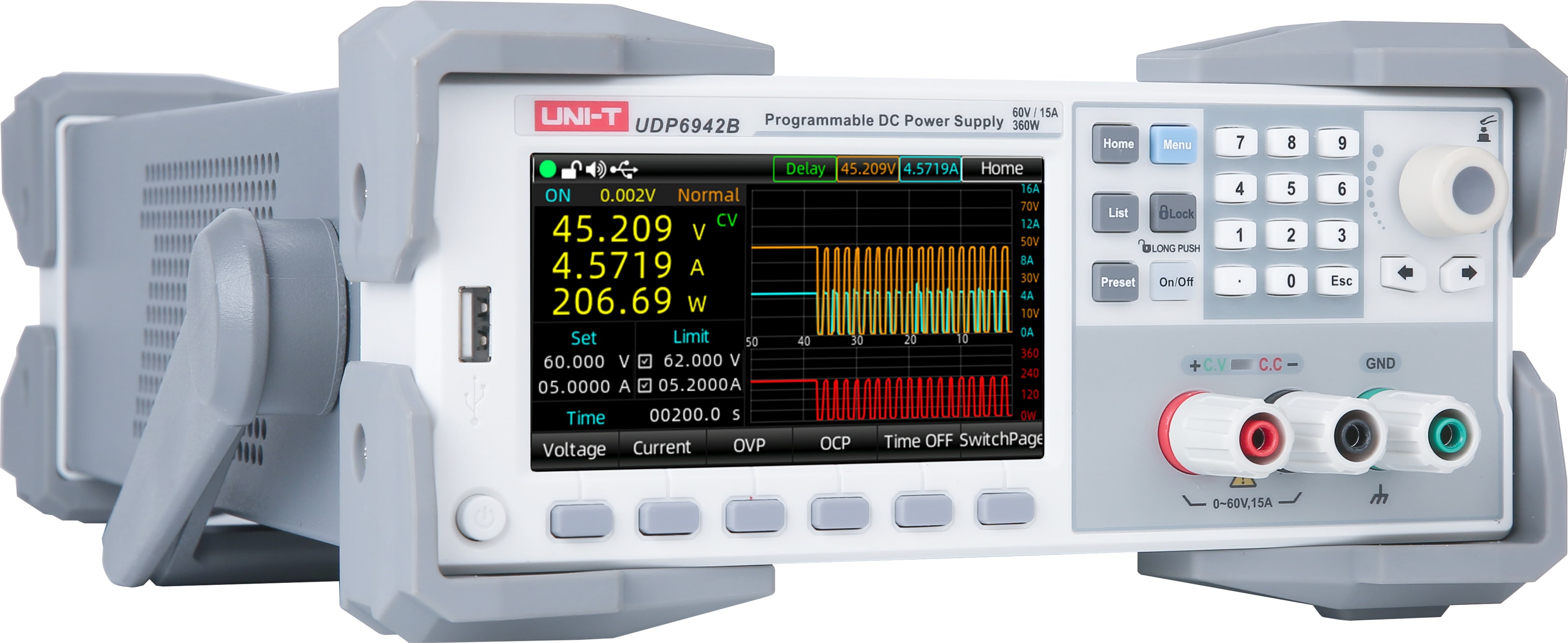 UNI-T Labornetzgerät, UDP6942B, 1 Kanal, programmierbar, 360 W UNI-T Labornetzgerät, UDP6942B, 1 Kanal, programmierbar, 360 W