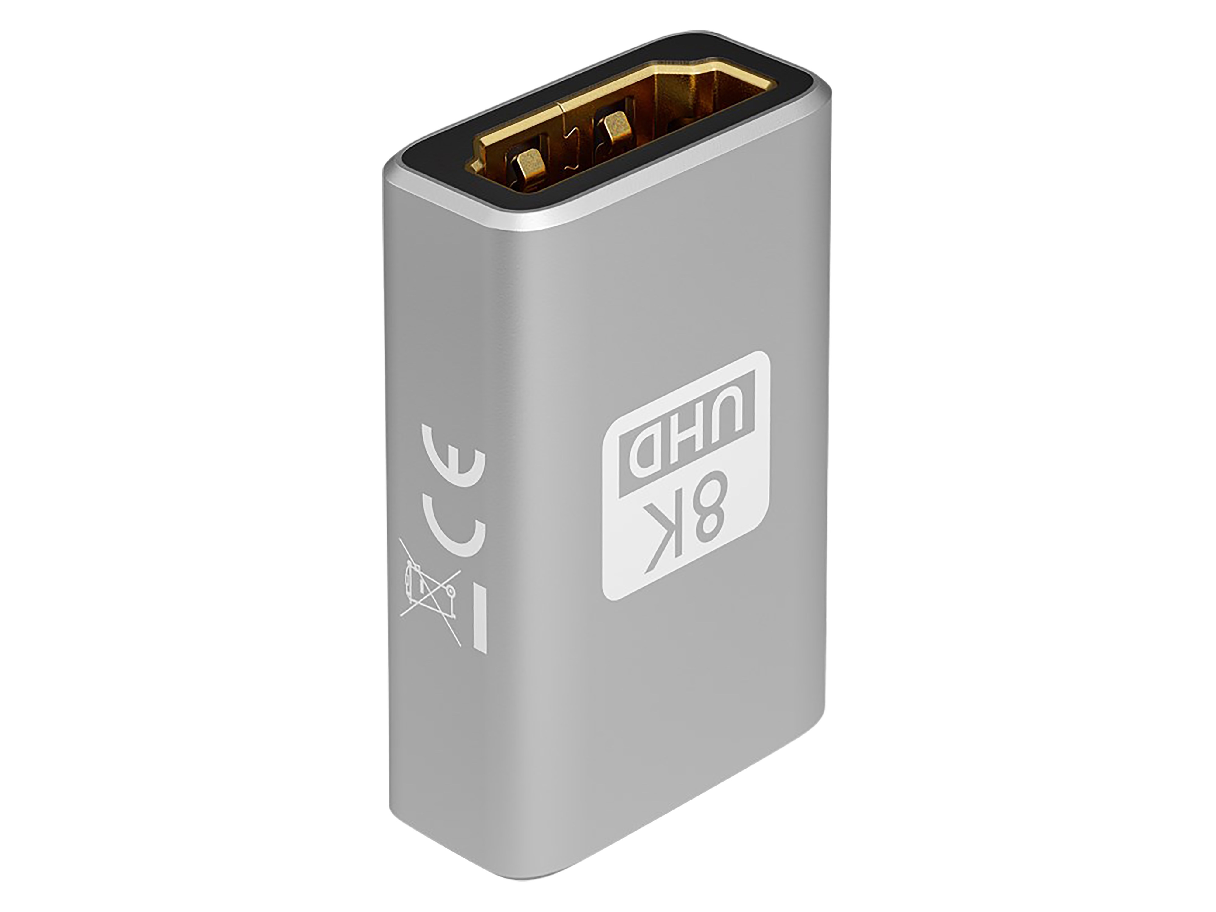 GOOBAY HDMI-Adapter 72008 Kupplung 8k 60Hz vergoldet GOOBAY HDMI-Adapter 72008 Kupplung 8k 60Hz vergoldet