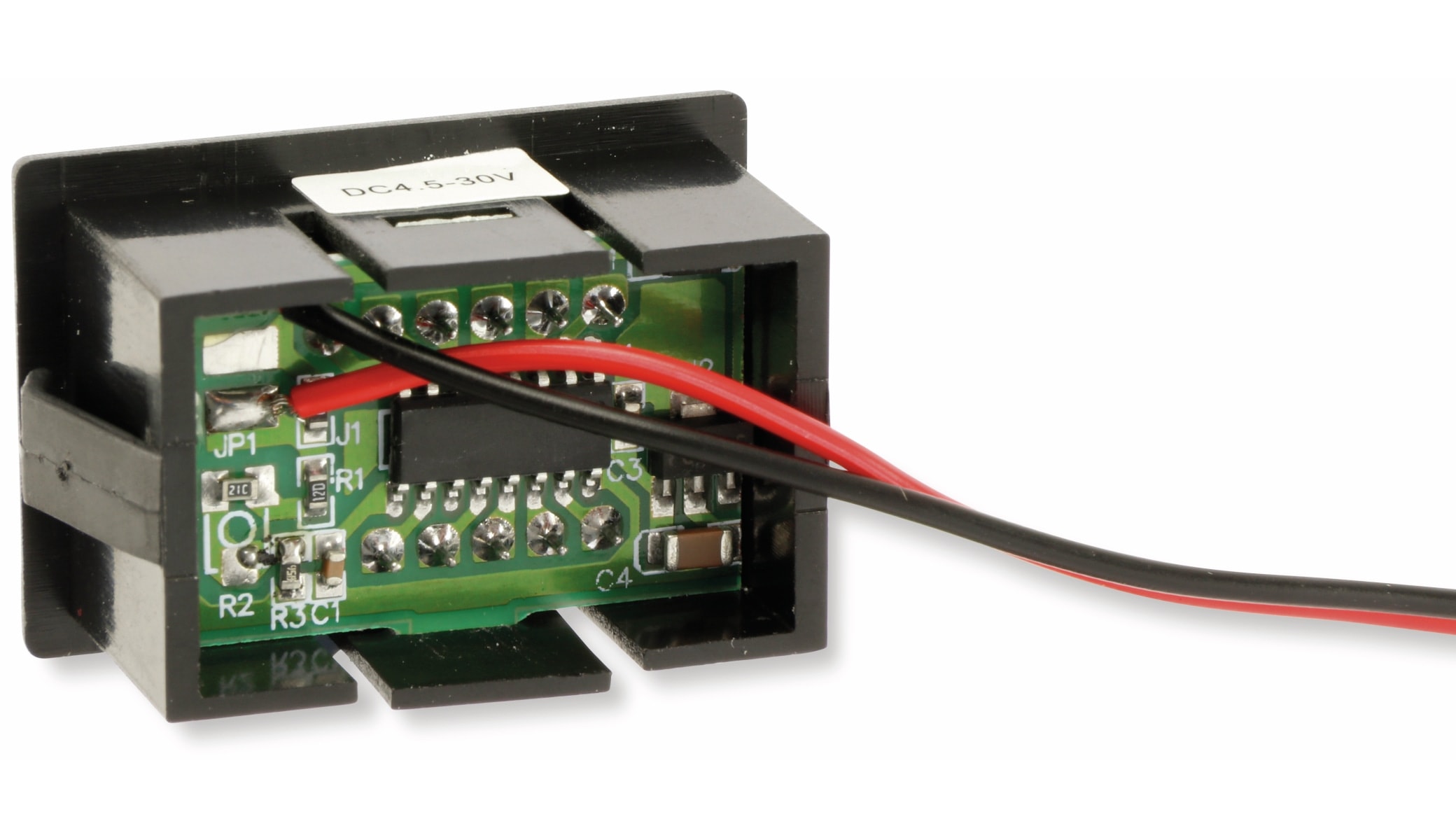Digital-Voltmeter, 4,5...30 V, 10 mm Digital-Voltmeter, 4,5...30 V, 10 mm