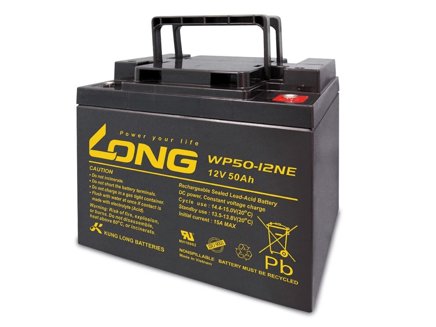 KUNG LONG Blei-Akkumulator WP50-12NE, 12 V-/50 Ah, zyklisch KUNG LONG Blei-Akkumulator WP50-12NE, 12 V-/50 Ah, zyklisch