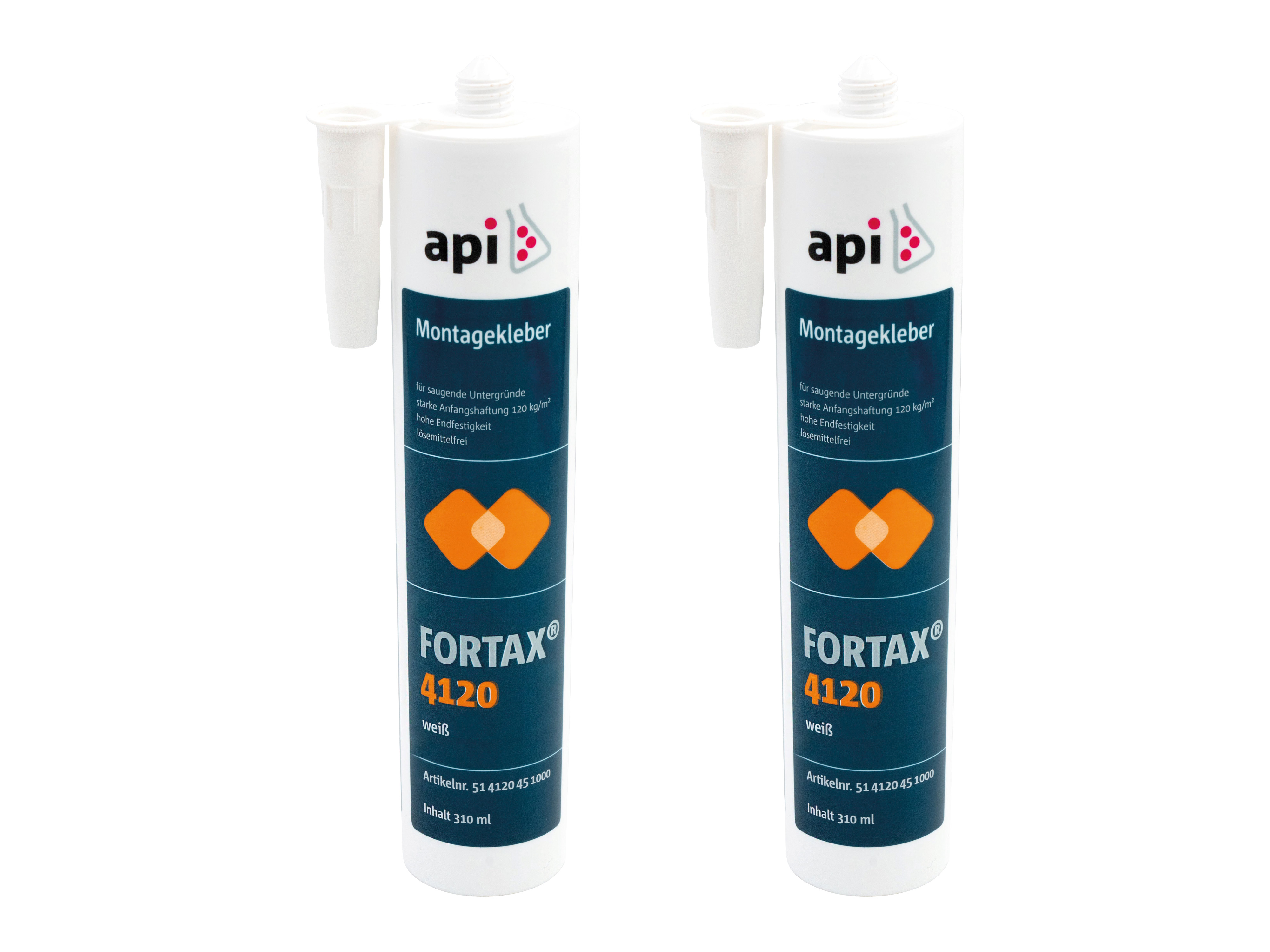 GERBAND Montagekleber, FORTAX 4120, 310 ml, 2 Stück GERBAND Montagekleber, FORTAX 4120, 310 ml, 2 Stück