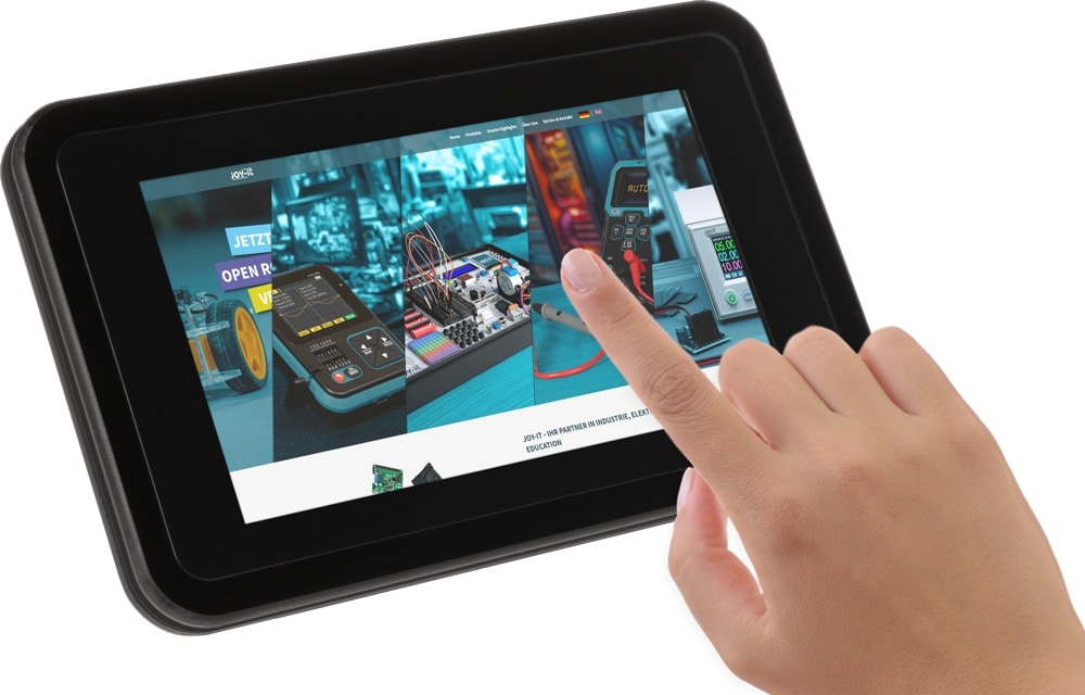 RASPBERRY Gehäuse für SC1635 original 7" Touch Display 2 + Raspberry Pi 5