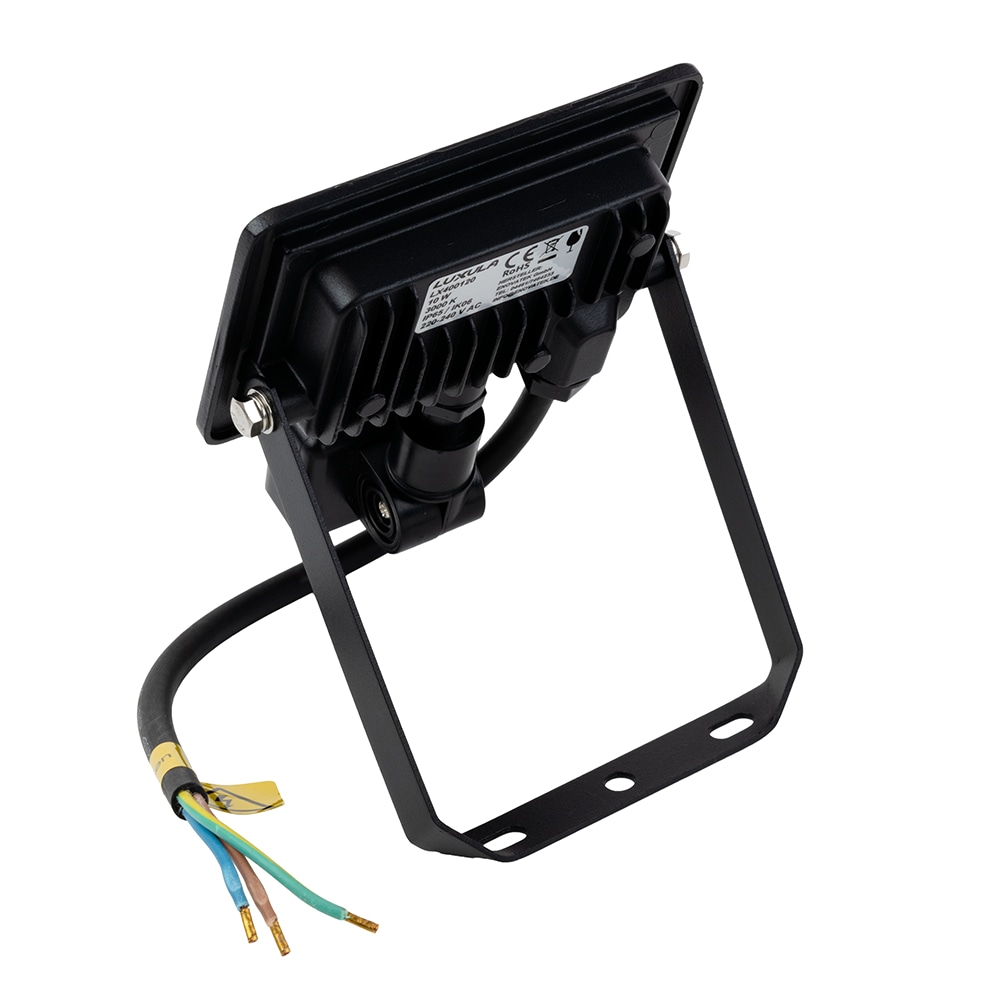 LUXULA LED-Fluter mit Bewegungsmelder, 10W, 1000lm, 4000K, Schwarz, IP65, 350° Erfassungsbereich LUXULA LED-Fluter mit Bewegungsmelder, 10W, 1000lm, 4000K, Schwarz, IP65, 350° Erfassungsbereich