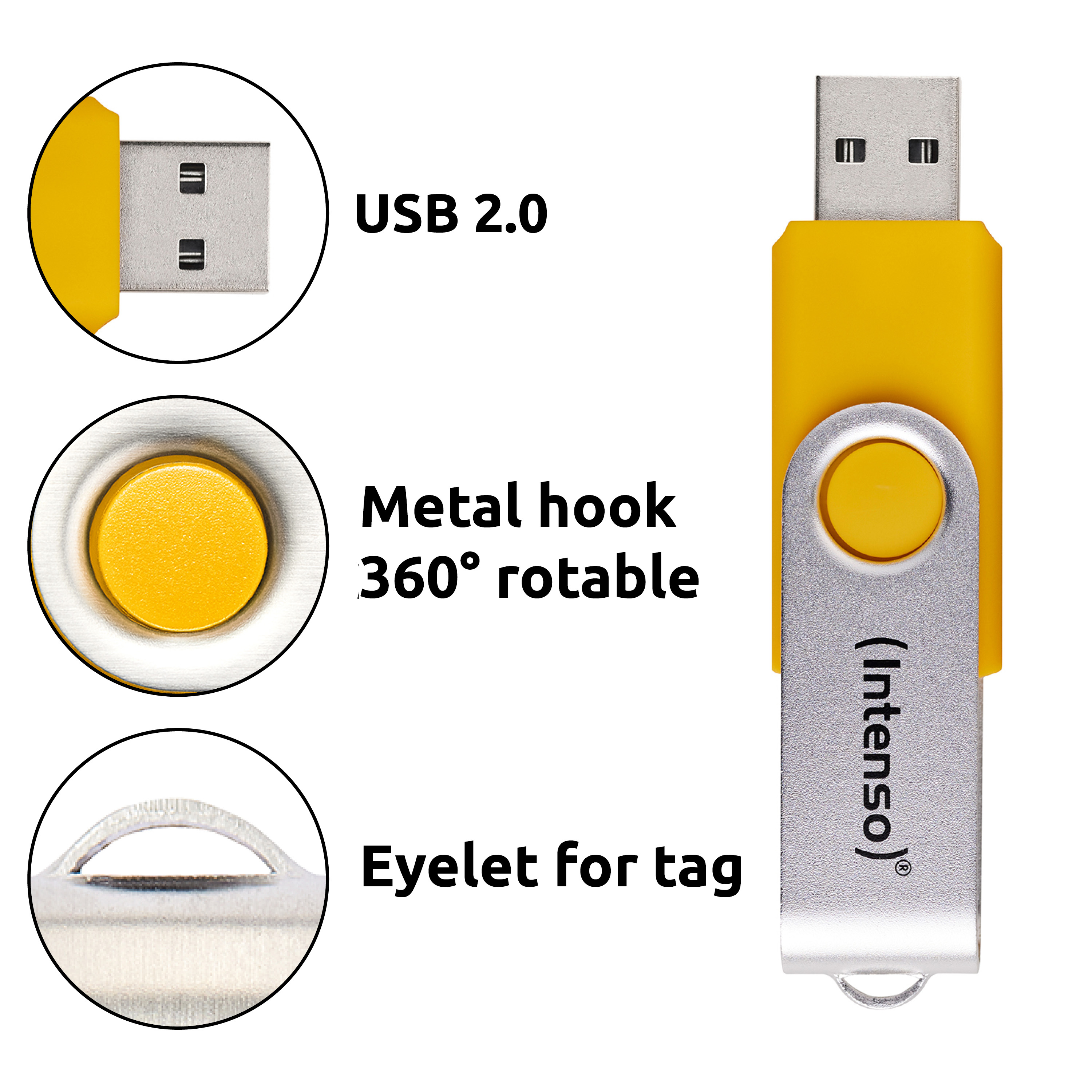 INTENSO USB-Stick Office Line 3543585 USB 3.2 32GB 5er Pack