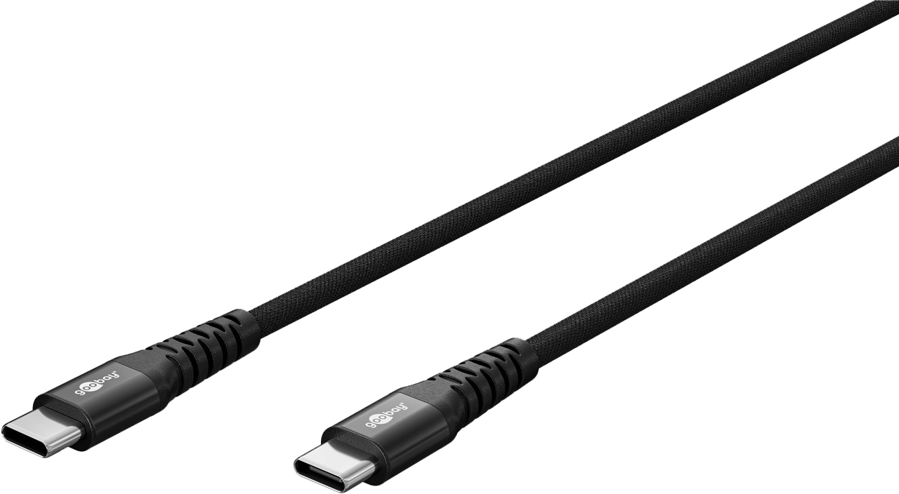 GOOBAY USB-C Kabel 73952 2m schwarz supersoft GOOBAY USB-C Kabel 73952 2m schwarz supersoft