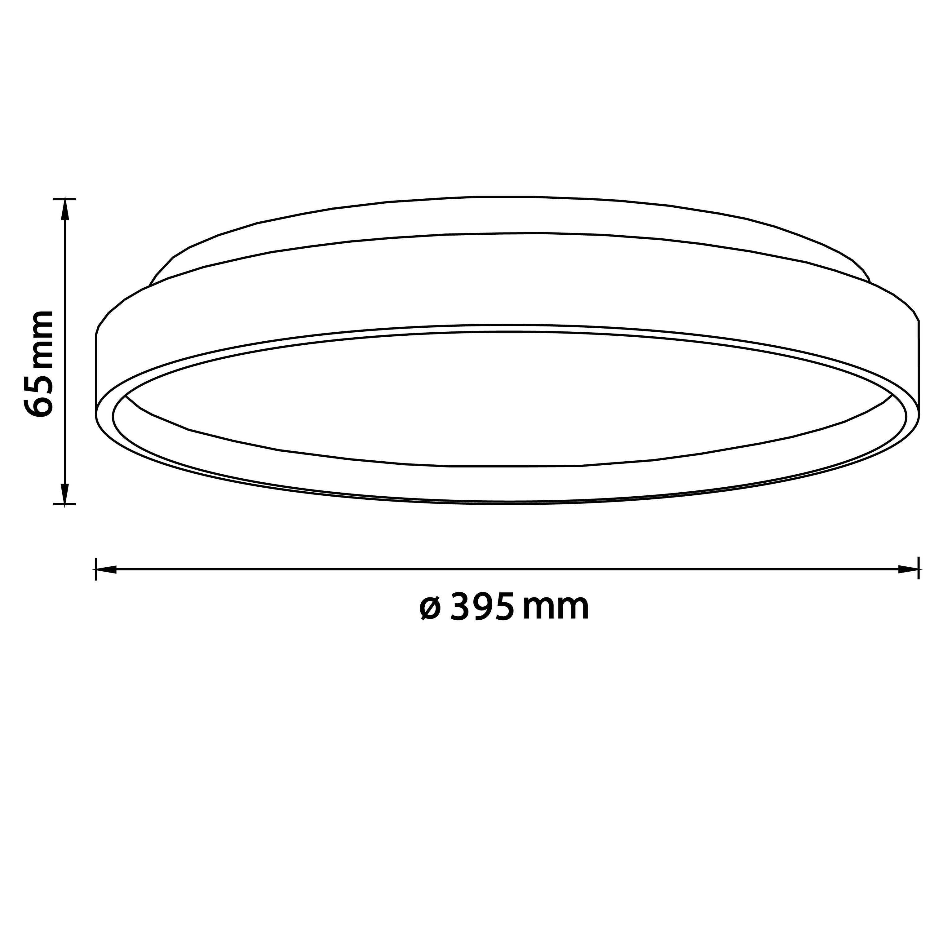 BRILLIANT LED-Deckenleuchte Alson, 26 W, 2500 lm, 3000-4500 K