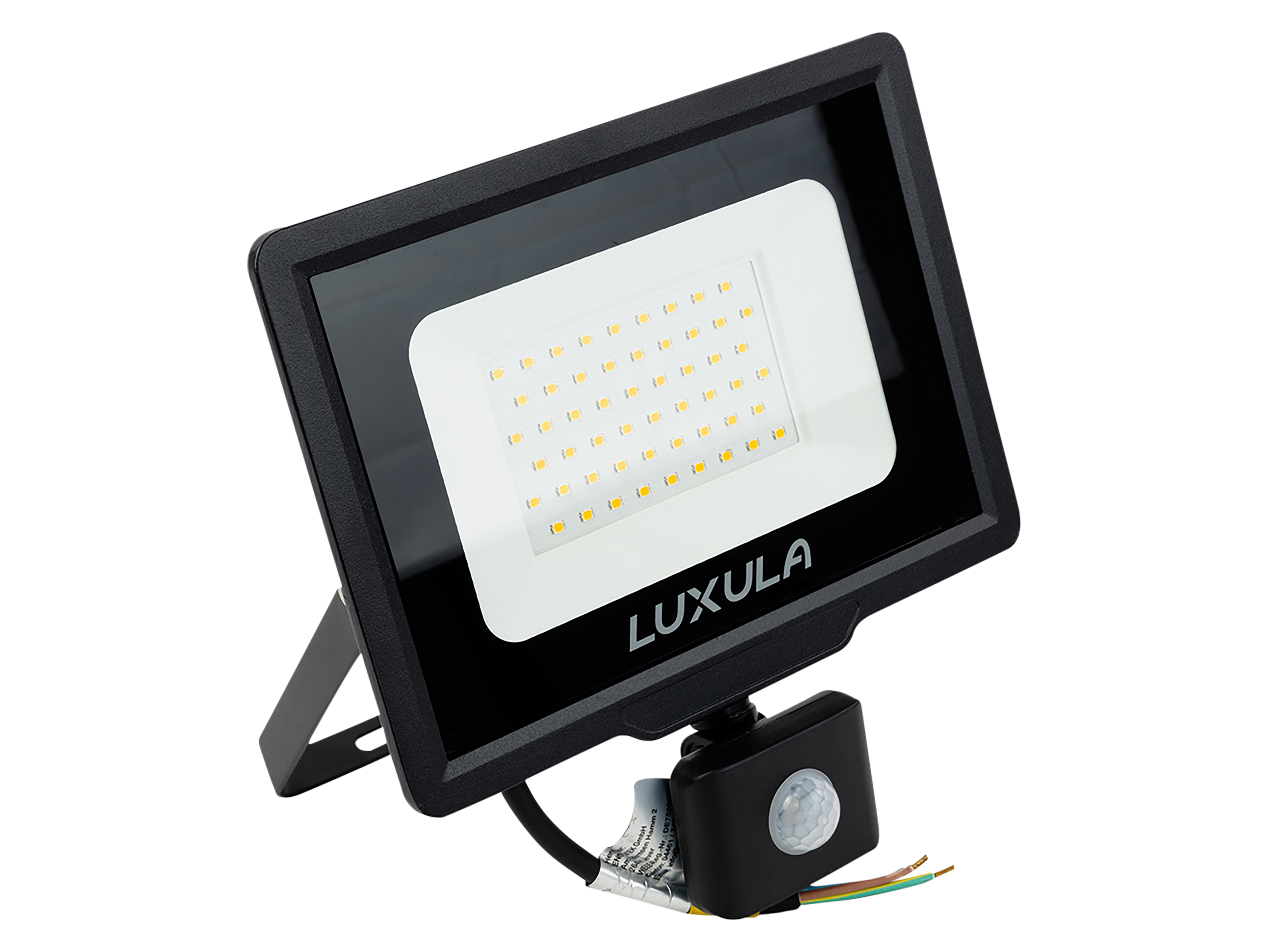 LUXULA LED-Fluter mit Bewegungsmelder, EEK: F, 50W, 5000lm, 4000K, schwarz LUXULA LED-Fluter mit Bewegungsmelder, EEK: F, 50W, 5000lm, 4000K, schwarz