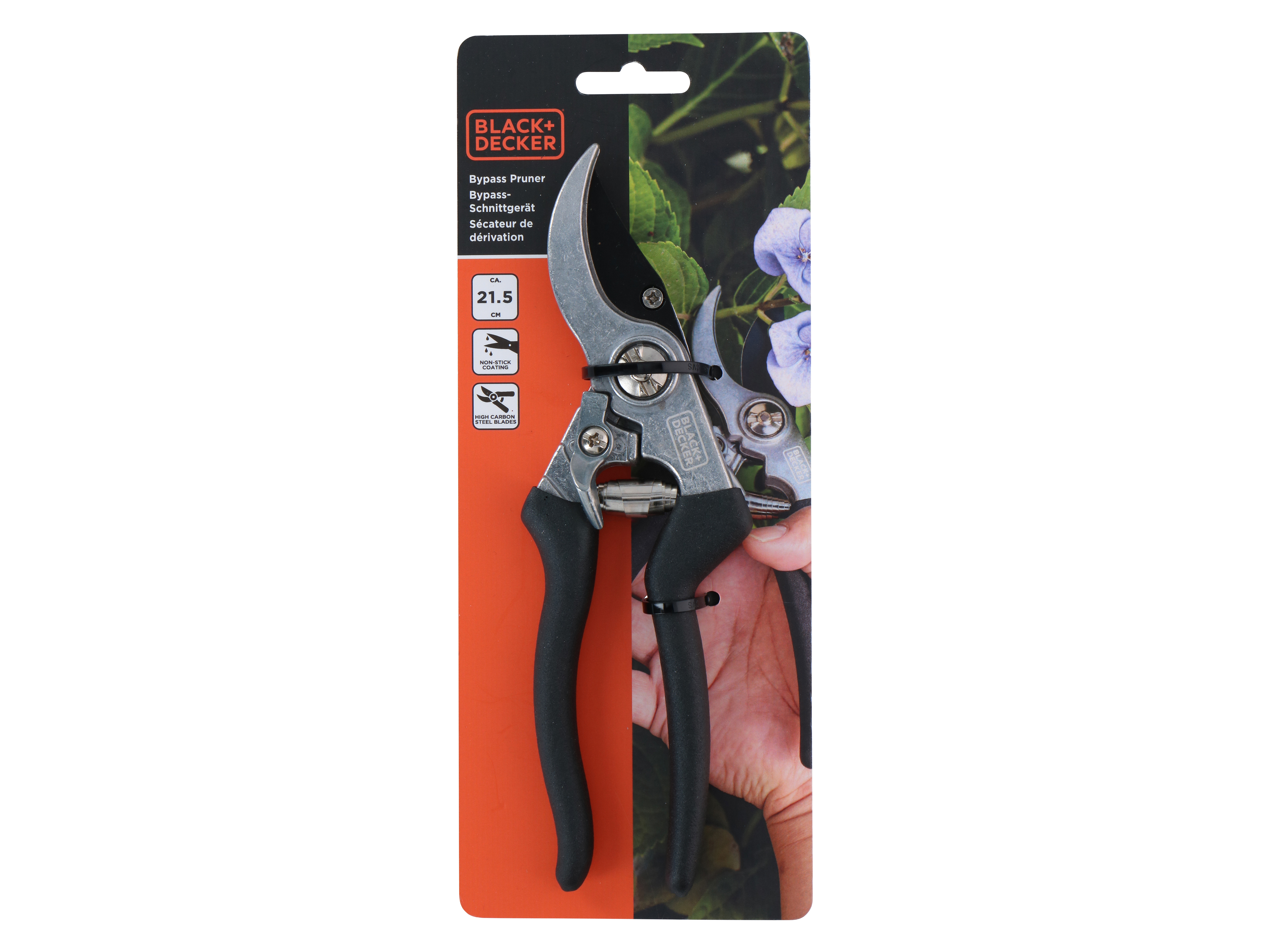 BLACK & DECKER Bypass Gartenschere, 21,8 cm BLACK & DECKER Bypass Gartenschere, 21,8 cm