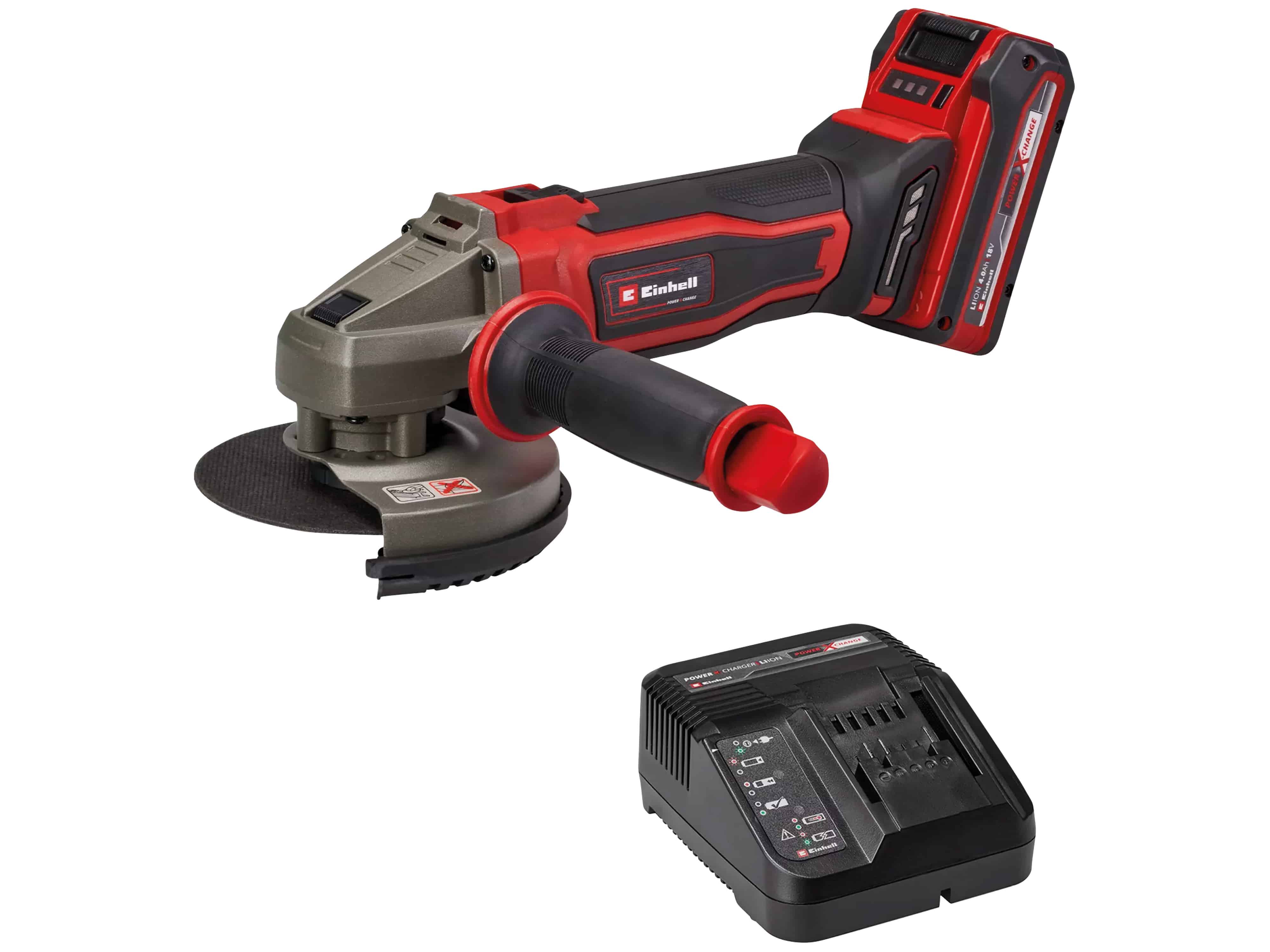 EINHELL Akku-Winkelschleifer TE-AG 18/125-2 Li, 4431190, 1x 4,0 Ah EINHELL Akku-Winkelschleifer TE-AG 18/125-2 Li, 4431190, 1x 4,0 Ah
