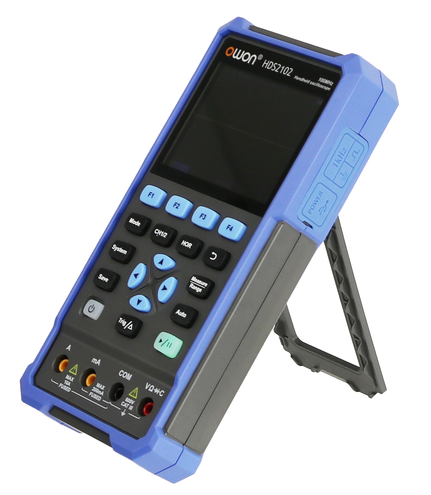 OWON LCD-Oszilloskop mit Multimeter, HDS2102, 2-Kanal, 100 MHz OWON LCD-Oszilloskop mit Multimeter, HDS2102, 2-Kanal, 100 MHz