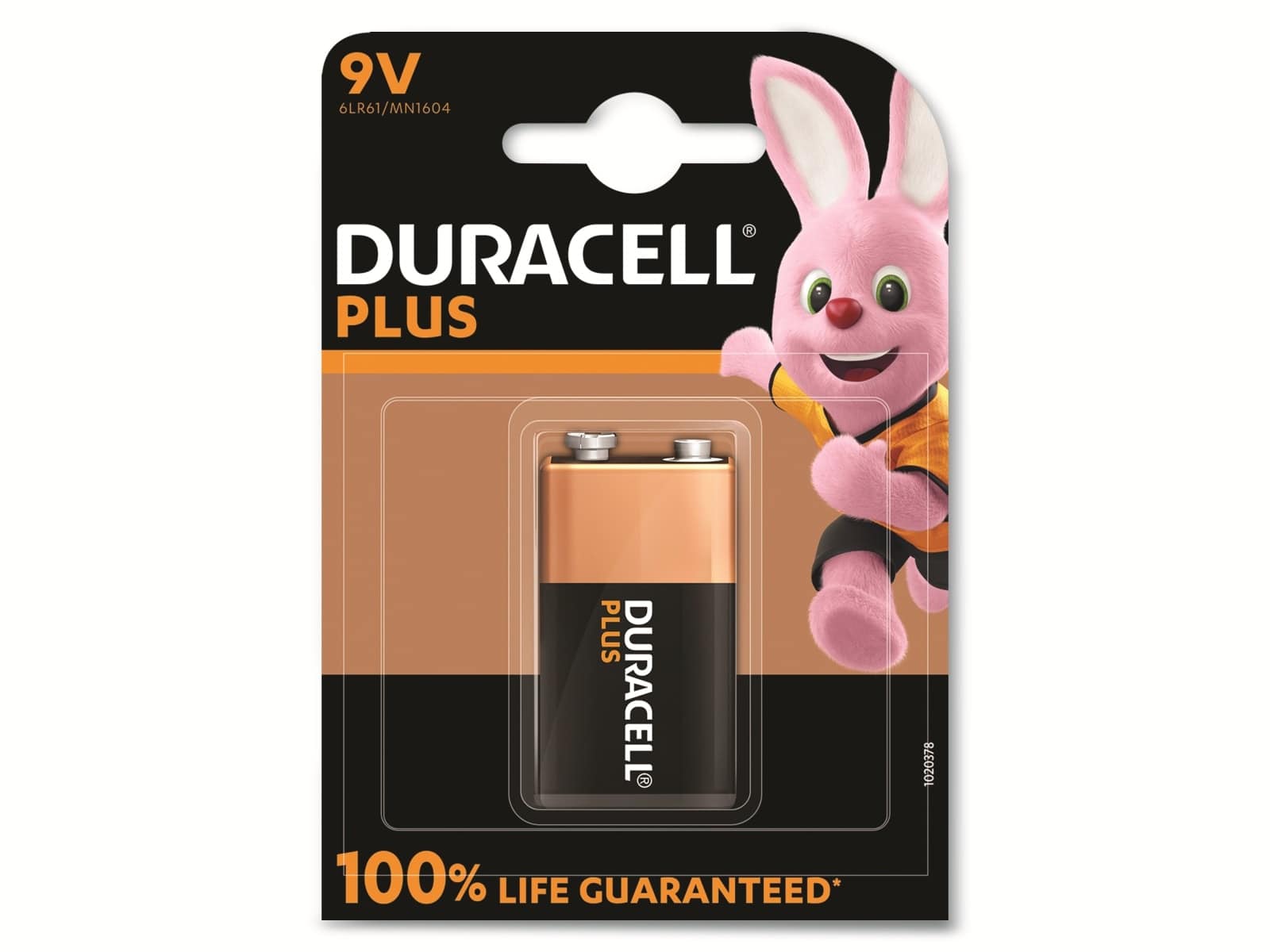 DURACELL Alkaline-Batterie E-Block, 6LR61, 9V, Plus DURACELL Alkaline-Batterie E-Block, 6LR61, 9V, Plus