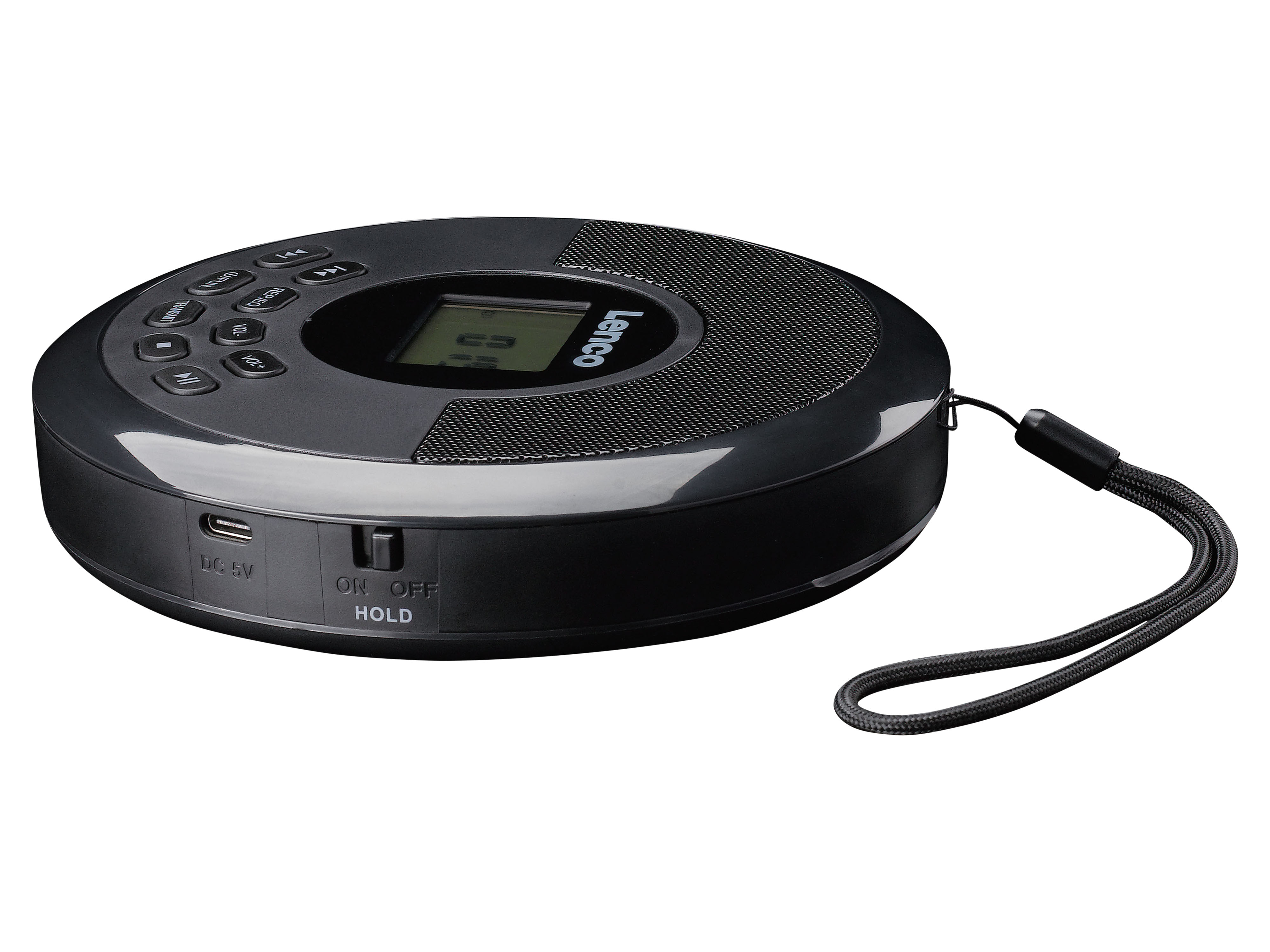 LENCO UKW Radio, tragbar, CD-Player, USB-Wiedergabe, schwarz LENCO UKW Radio, tragbar, CD-Player, USB-Wiedergabe, schwarz