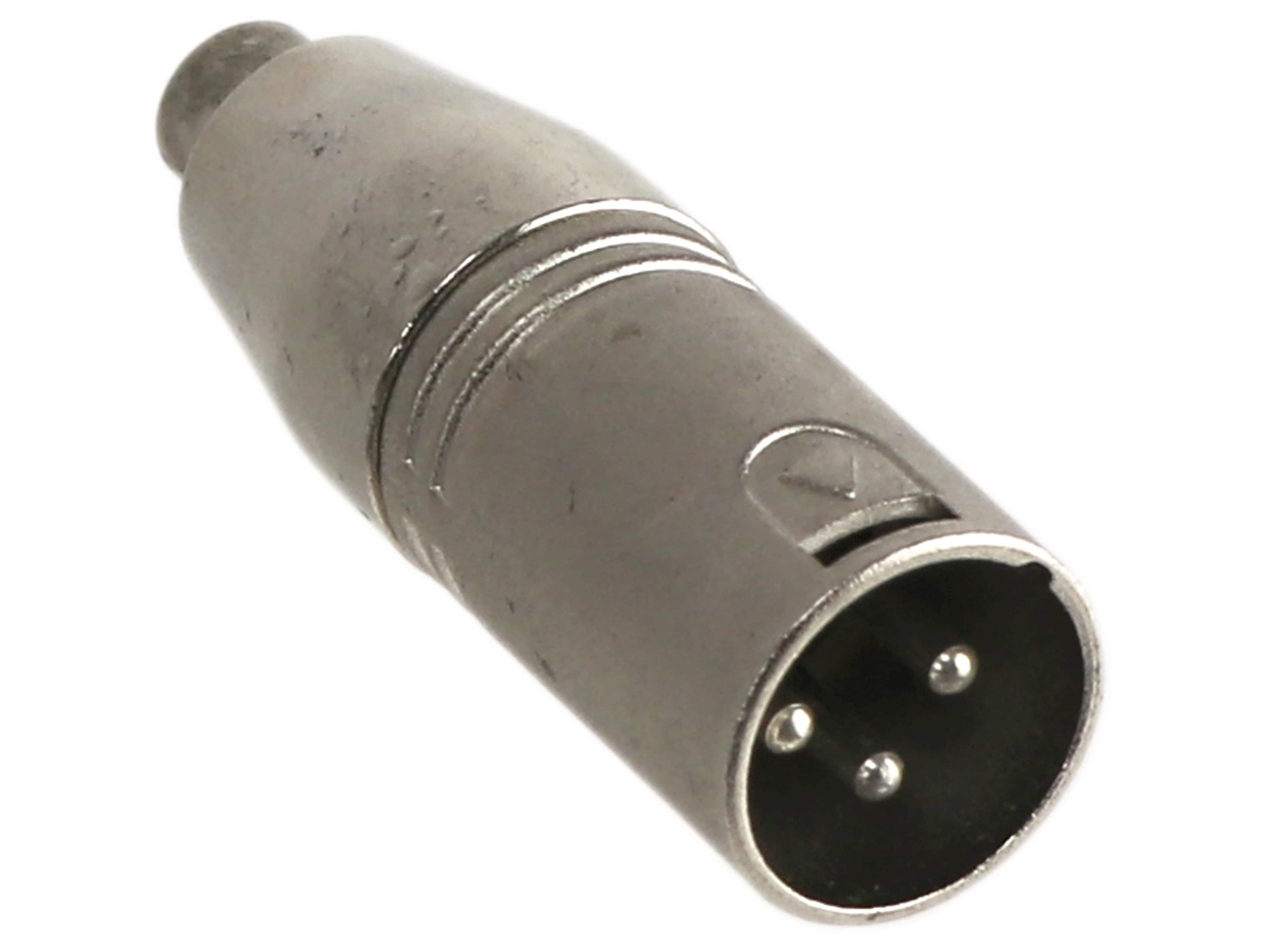 S-IMPULS XLR-Adapter, XLR-Stecker/Cinch-kupplung S-IMPULS XLR-Adapter, XLR-Stecker/Cinch-kupplung