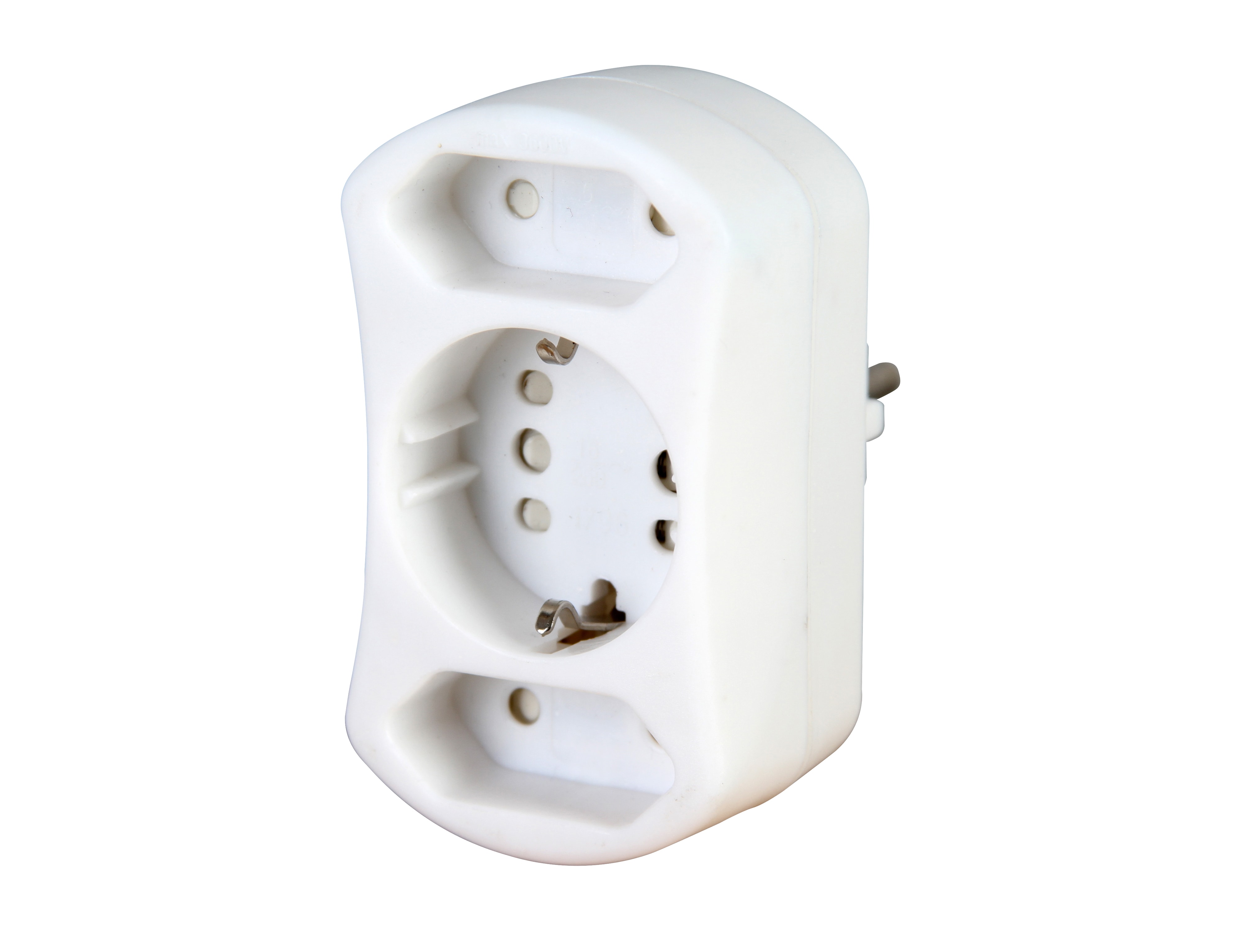 KOPP DUOversal Adapter-Stecker 179602001, 4-fach, BS, weiß KOPP DUOversal Adapter-Stecker 179602001, 4-fach, BS, weiß