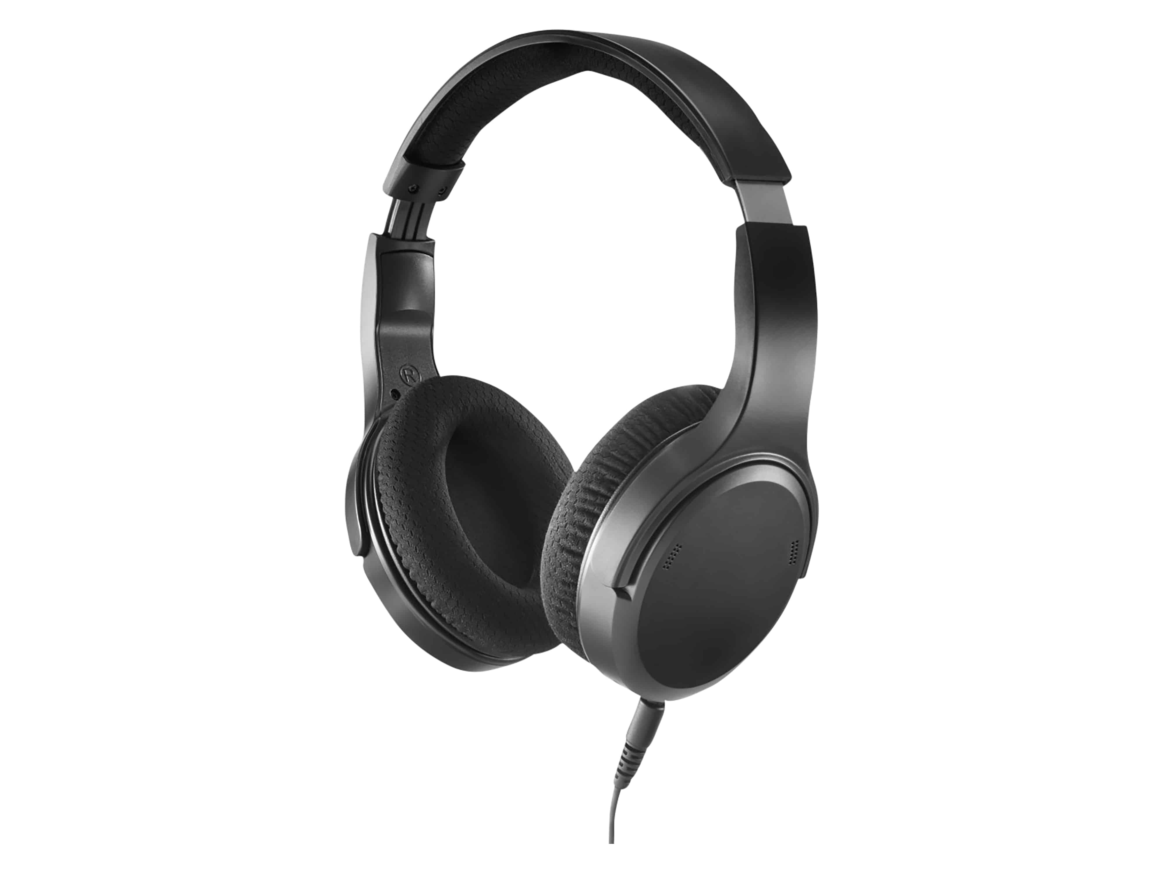 HAMA Fernsehkopfhörer, Over-Ear, 6m Kabel, Lautstärkeregelung, schwarz Fernsehkopfhörer HAMA, Over-Ear, 6m Kabel, Lautstärkeregelung, schwarz