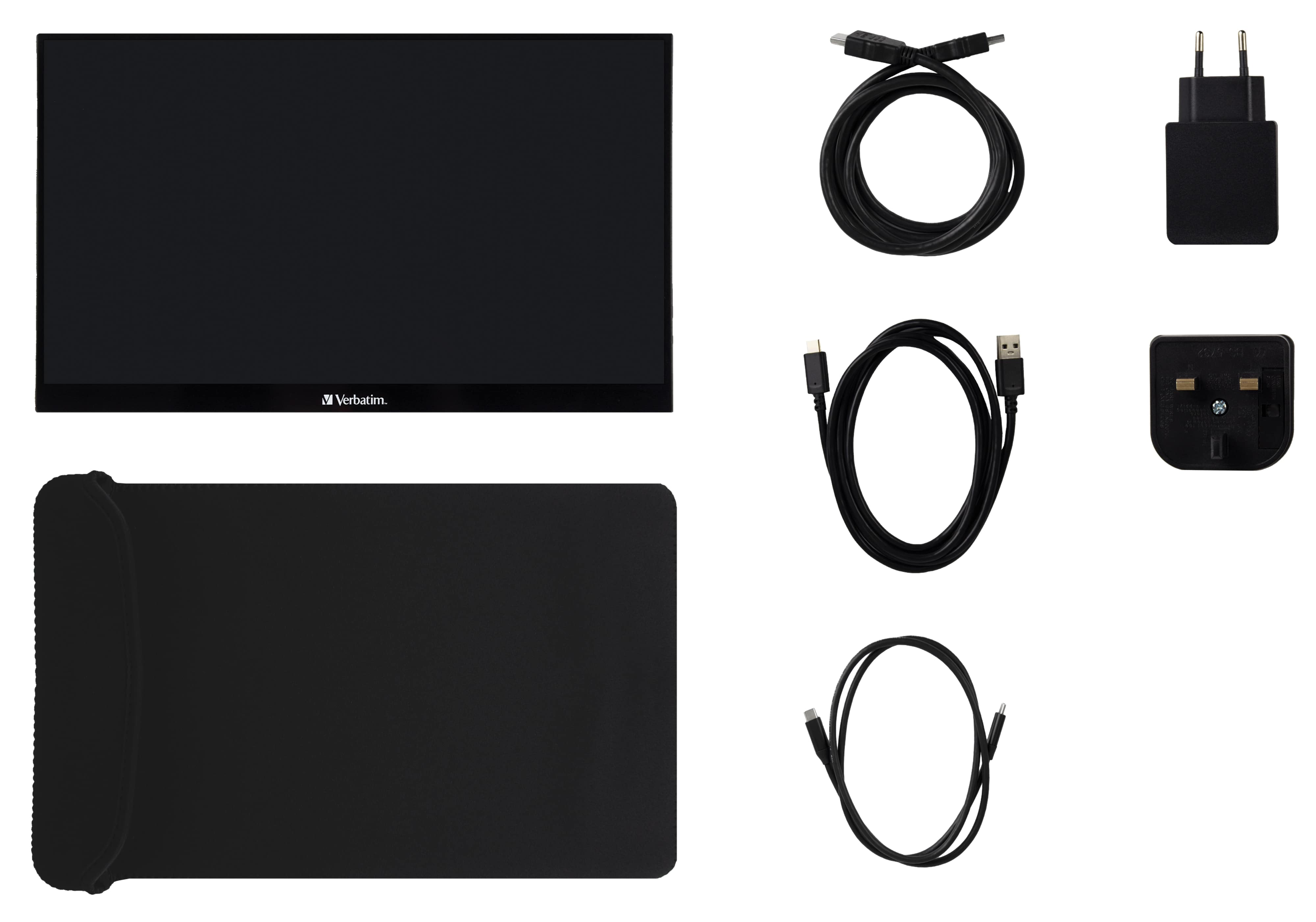 VERBATIM Tragbarer Monitor PMT-14, 35,6 cm (14"), HDMI, USB-C VERBATIM Tragbarer Monitor PMT-14, 35,6 cm (14"), HDMI, USB-C