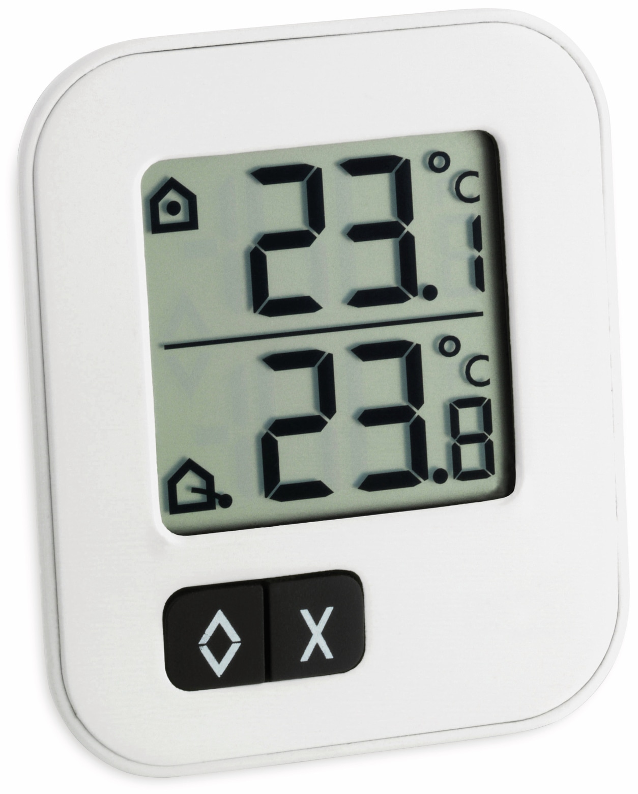 TFA Innen-/Außenthermometer Moxx, 30.1043.02, weiß TFA Innen-/Außenthermometer Moxx, 30.1043.02, weiß