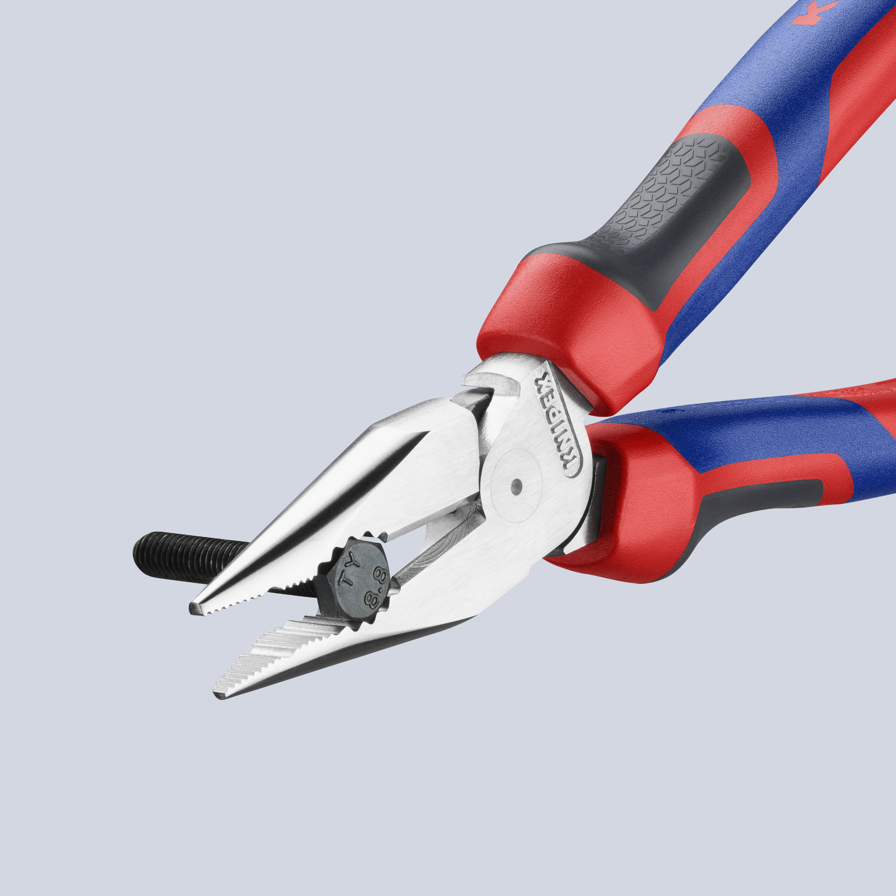 KNIPEX Spitz-Kombizange, 08 25 185, 185 mm, Stahl, Kunststoffgriff KNIPEX Spitz-Kombizange, 08 25 185, 185 mm, Stahl, Kunststoffgriff