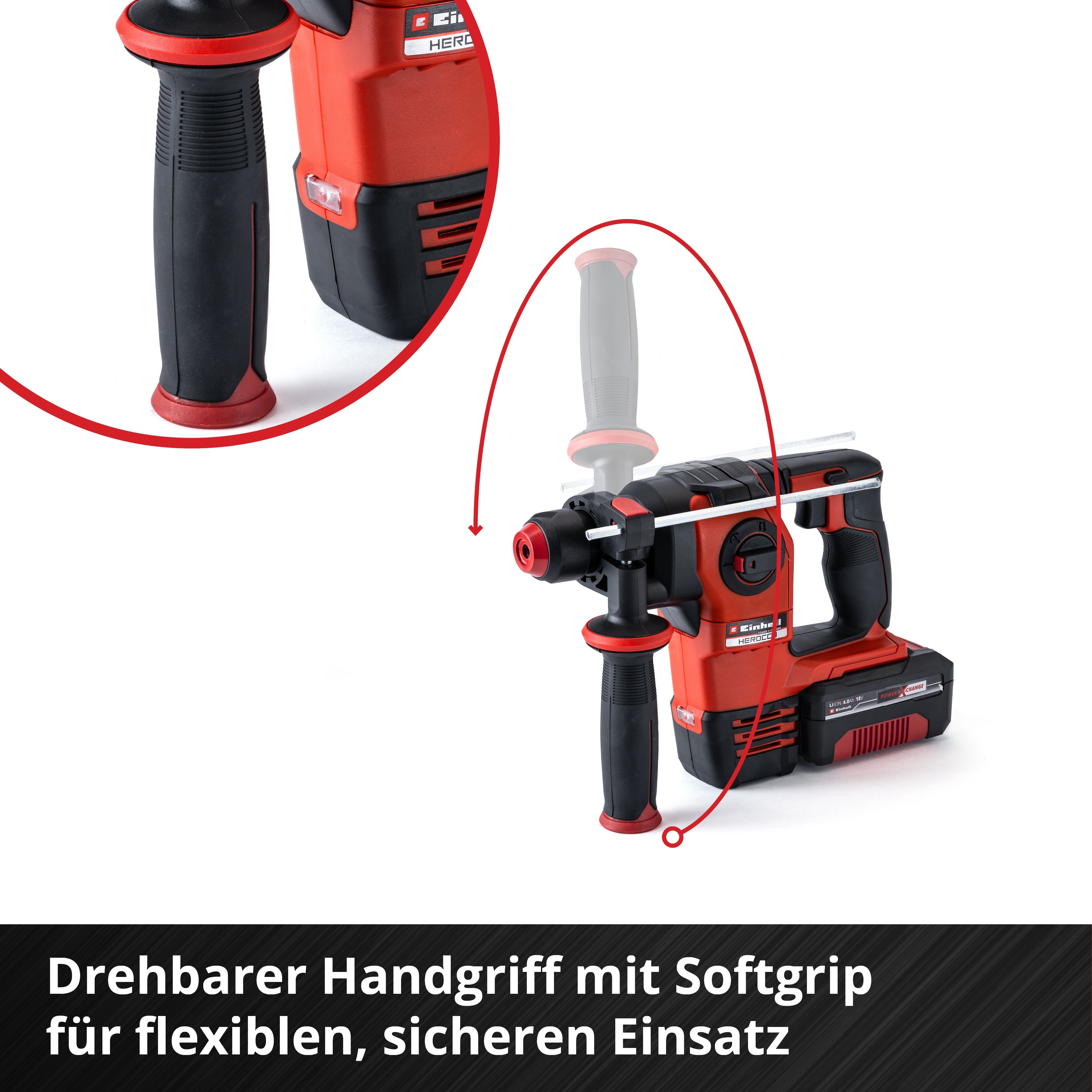 EINHELL PROFESSIONAL Akku-Bohrhammer HEROCCO 4513900, Brushless, Solo EINHELL Akku-Bohrhammer HEROCCO 4513900, Brushless, Solo