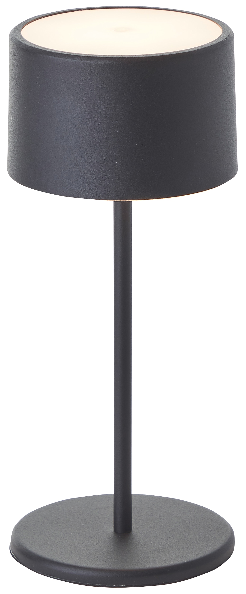 BRILLIANT LED-Akku-Tischleuchte Helio, 2 W, 210 lm, 3000 K, IP20, Metall, schwarz BRILLIANT LED-Akku-Tischleuchte Helio, 2 W, 210 lm, 3000 K, Metall, schwarz