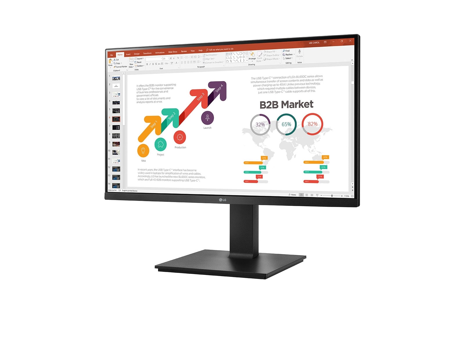 LG Monitor 61cm/24'', 24BP450Y-B LG Monitor 61cm/24'', 24BP450Y-B