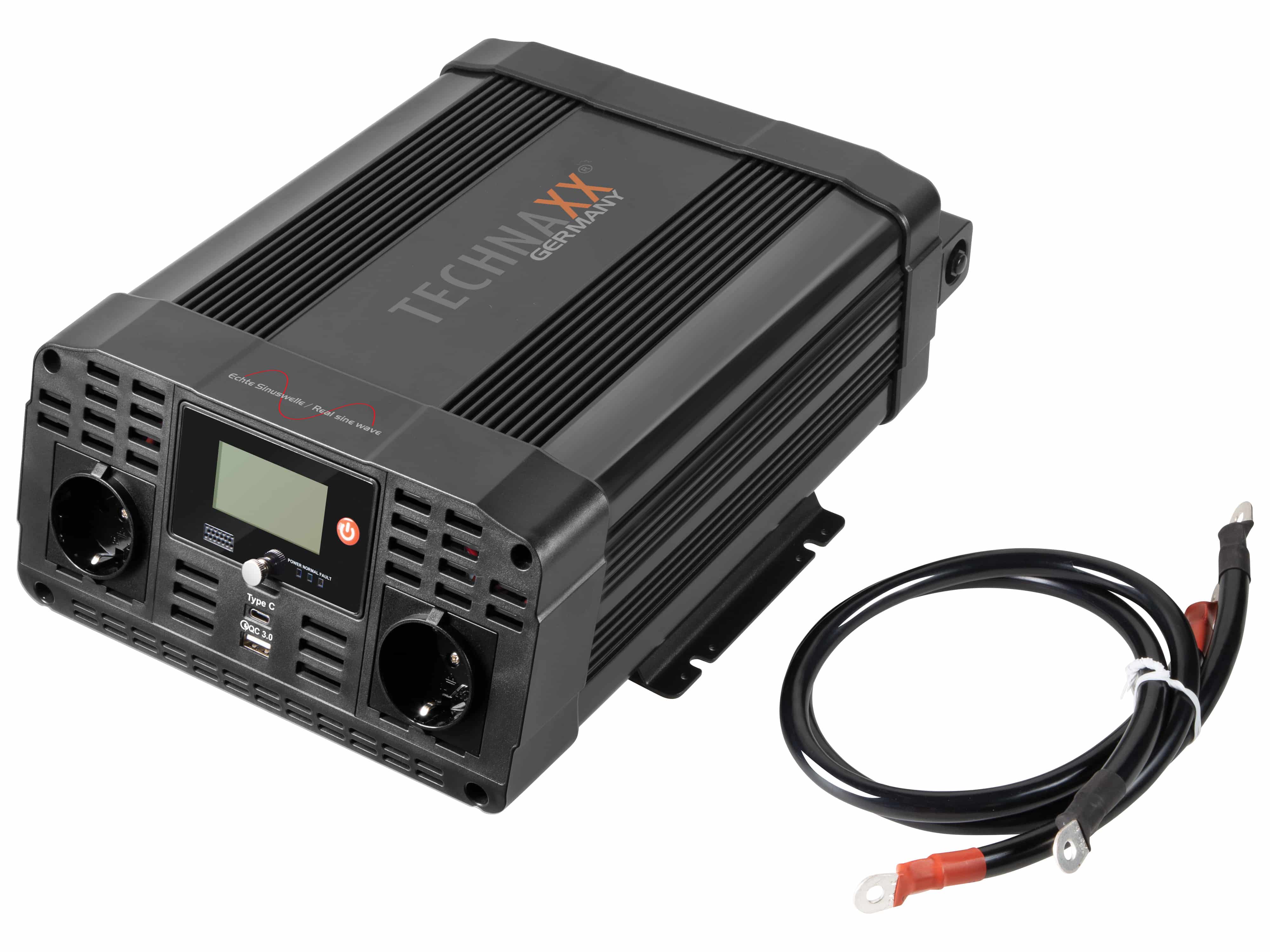 TECHNAXX Wechselrichter TE23, 12V-/230V~, 3000 W Sinus TECHNAXX Wechselrichter TE23, 12V-/230V~, 3000 W Sinus