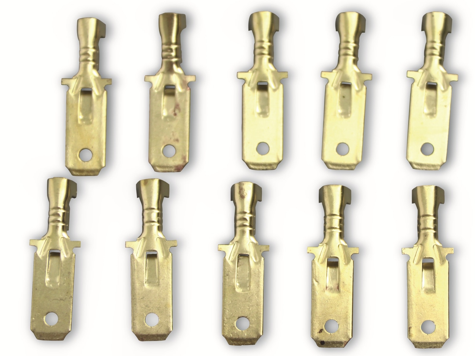 Flachstecker, 6,3 mm, 2,5 mm², 10 Stück Flachstecker, 6,3 mm, 2,5 mm², 10 Stück