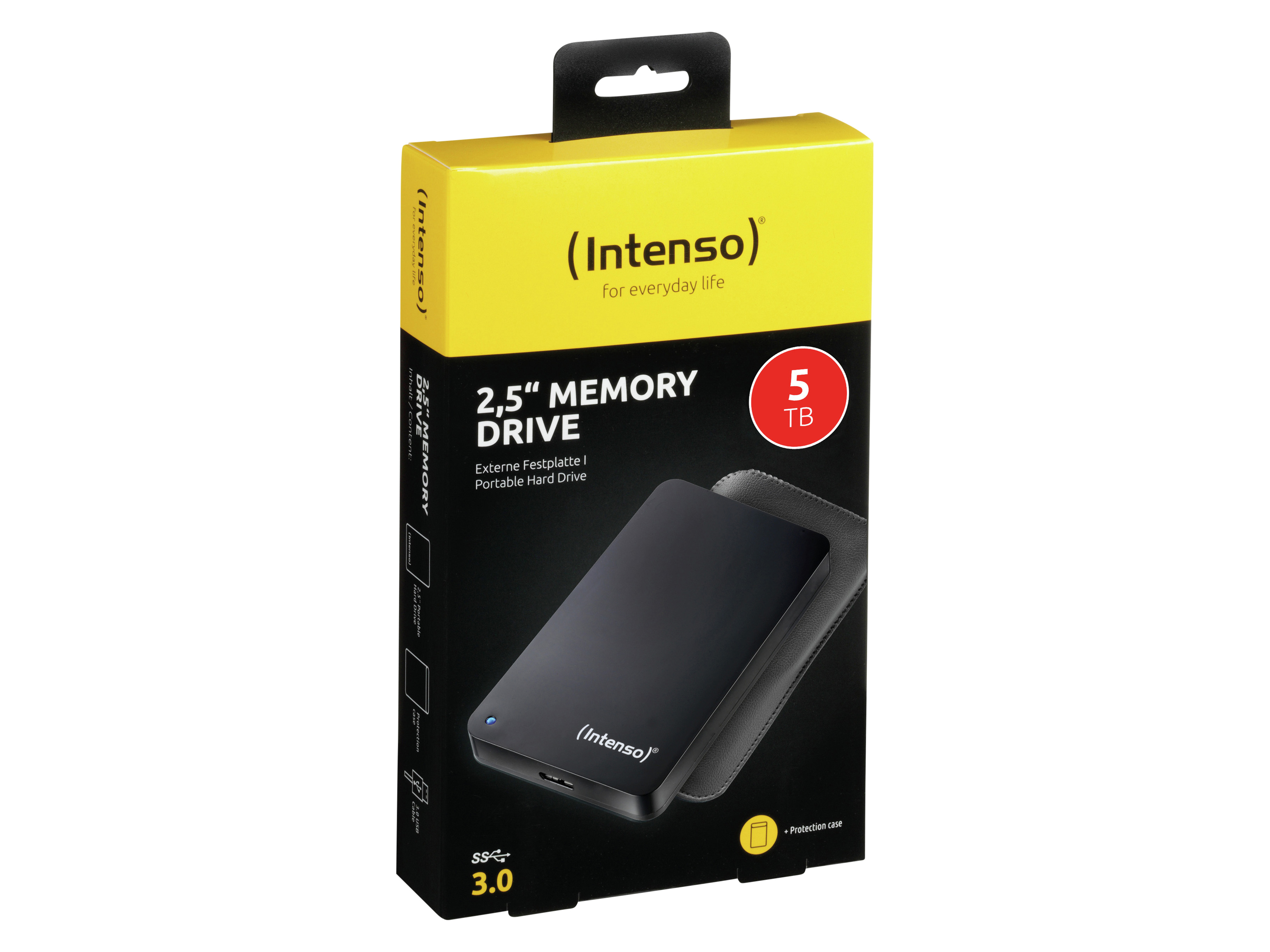INTENSO USB 3.0 HDD Memory Drive, 5TB, 6,35 cm (2,5") INTENSO USB 3.0 HDD Memory Drive, 5TB, 6,35 cm (2,5")