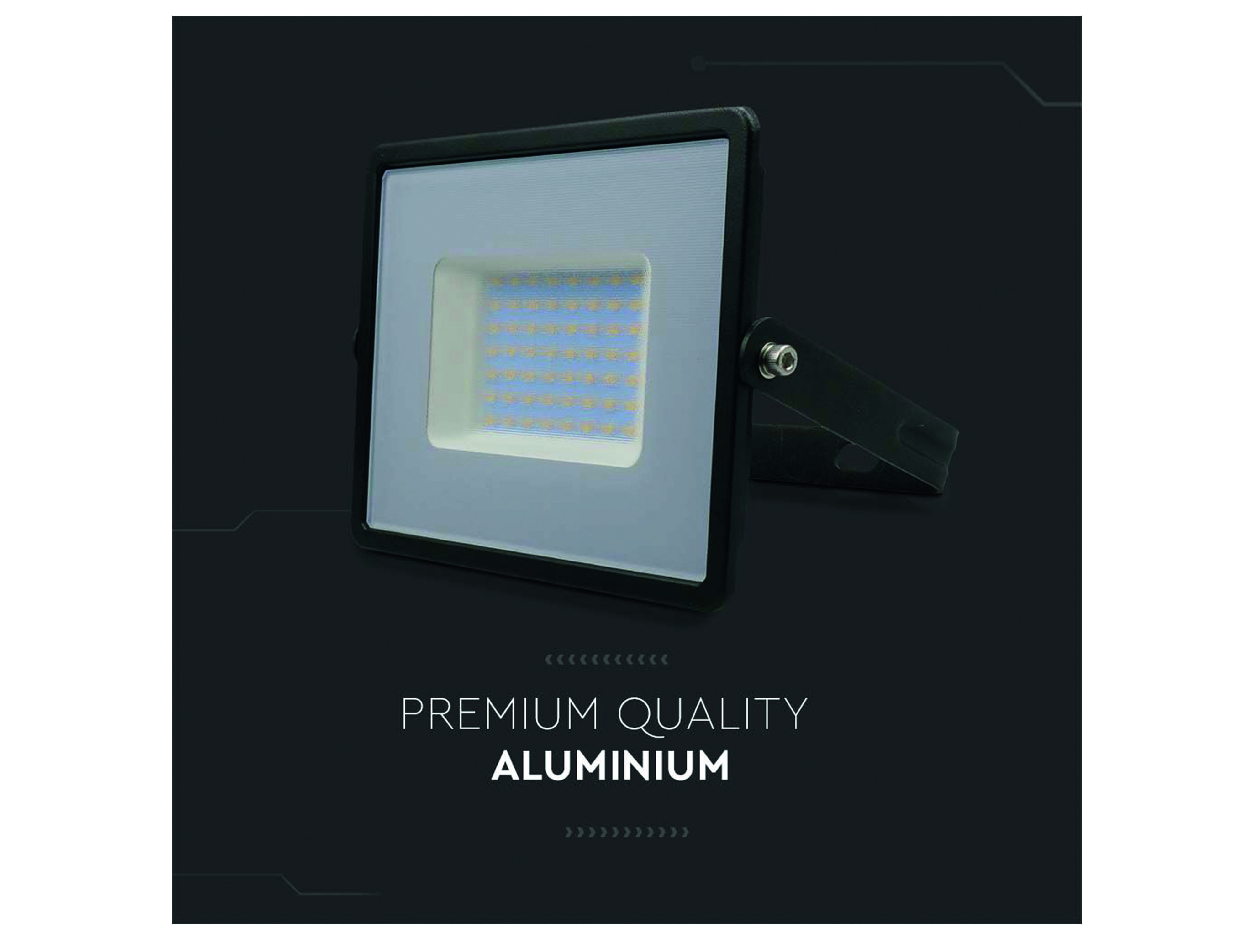 V-TAC LED-Fluter VT-4051, 50W, 4300lm, 4000K, IP65 V-TAC LED-Fluter VT-4051, 50W, 4300lm, 4000K, IP65
