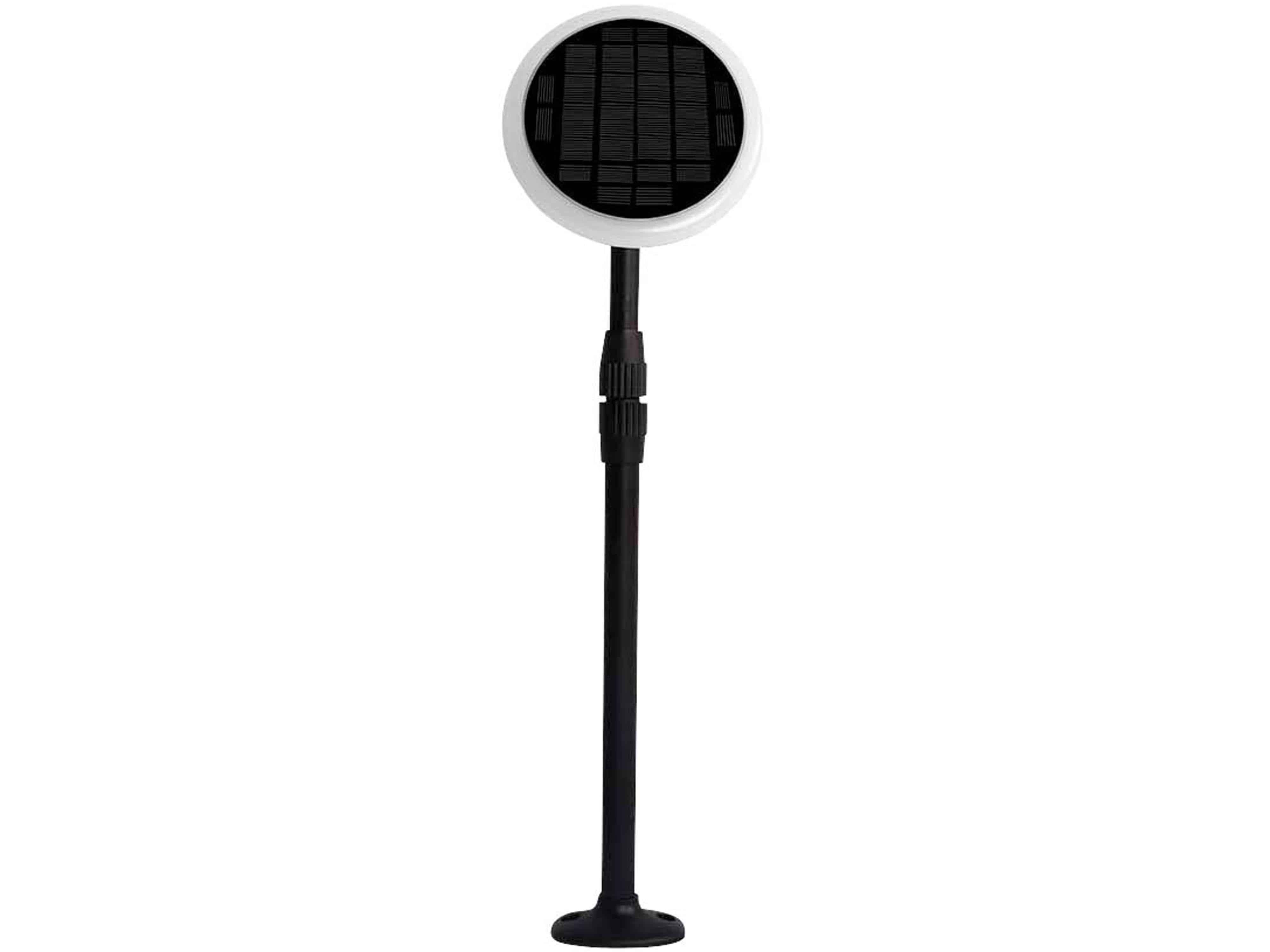 V-TAC Solar LED-Gartenleuchte VT-943, 3 W, 4000 K, schwarz, 2 Stück V-TAC Solar LED-Gartenleuchte VT-943, 3 W, 4000 K, schwarz, 2 Stück