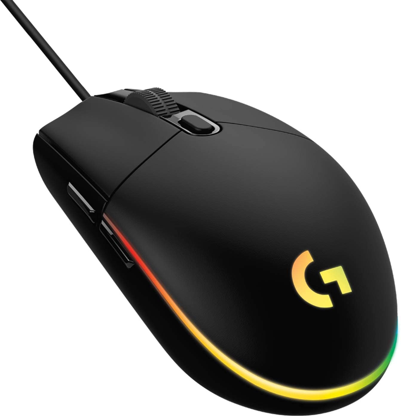 LOGITECH Gamingmaus G203 Lightsync schwarz