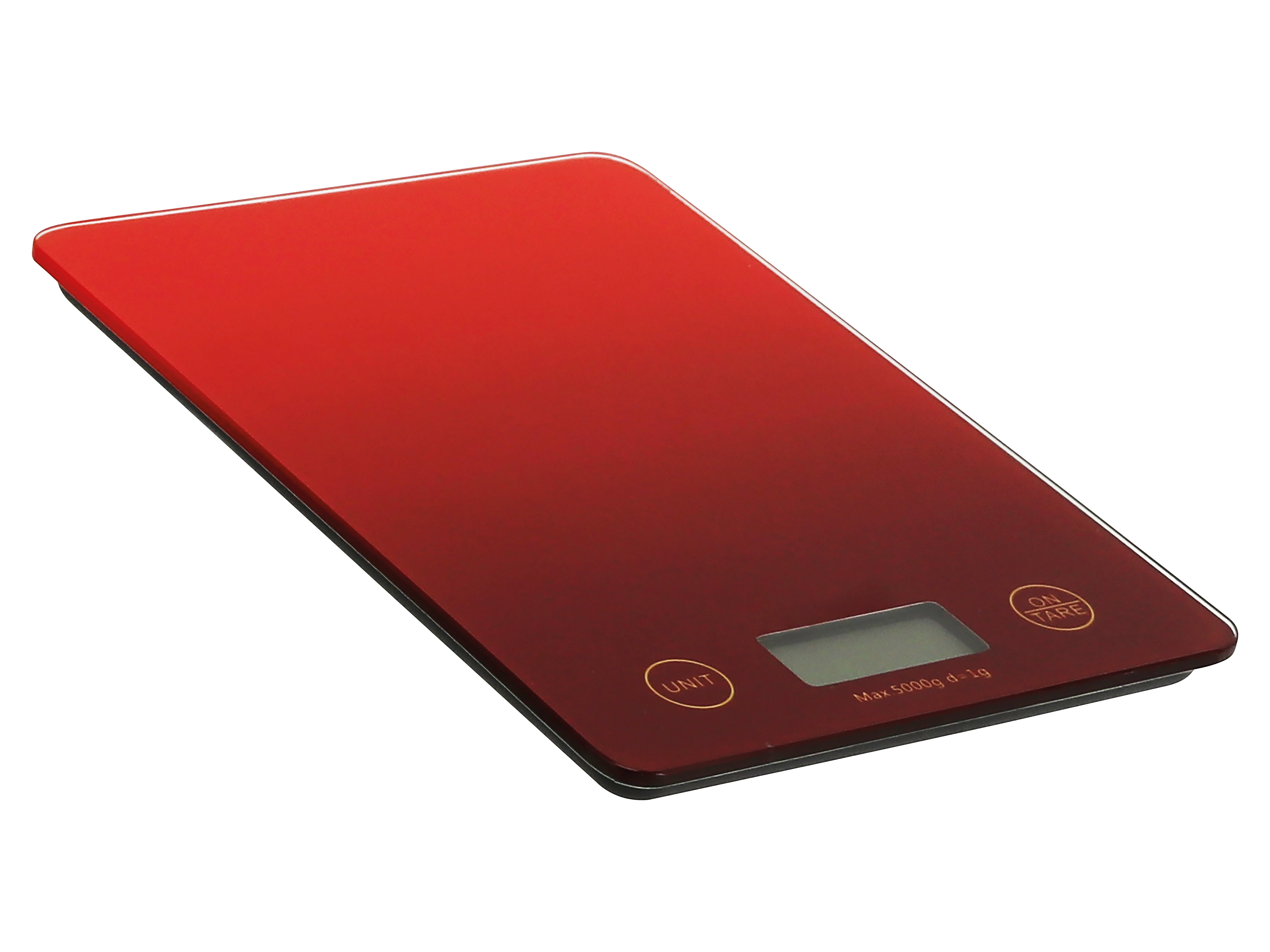 Digitale Küchenwaage, SCO-1, schwarz/rot Digitale Küchenwaage, SCO-1, schwarz/rot