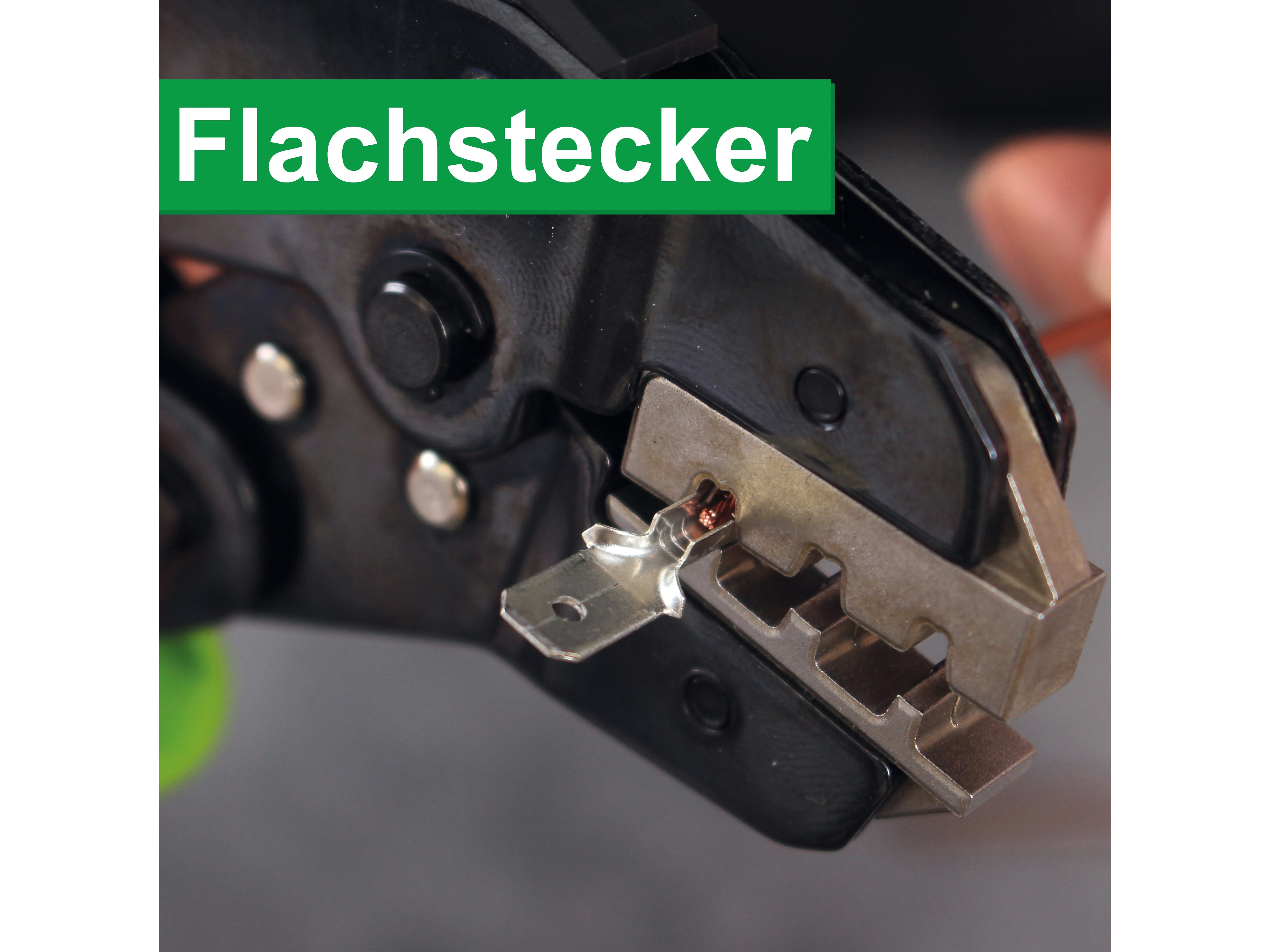 QUADRIOS Wechseleinsatz, Flachsteckverbinder für Crimpzange 22T013 QUADRIOS Wechseleinsatz "Flachsteckverbinder" für Crimpzange 22T013