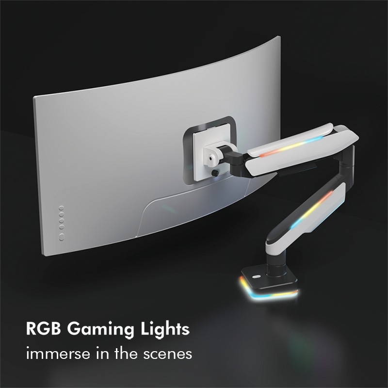 LOGILINK Monitorhalterung BP0162 17-49 Gasdruckfeder, Gaming LOGILINK Monitorhalterung BP0162, 17"..32", Gasdruckfeder