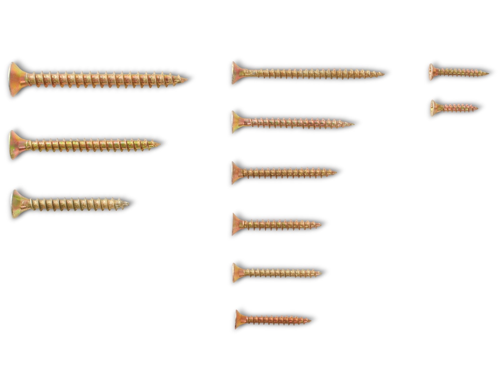 QUADRIOS Schrauben-Set, 2109SA045, für Spannplatten, Stahl, 450 Stück QUADRIOS Schrauben-Set, 2109SA045, für Spannplatten, Stahl, 450 Stück