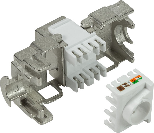 LOGILINK CAT.6A Keystone Buchse NK4001 STP 22-24 AWG, 17,2mm breit LOGILINK CAT.6A Keystone Buchse NK4001 STP 22-24 AWG, 17,2mm breit