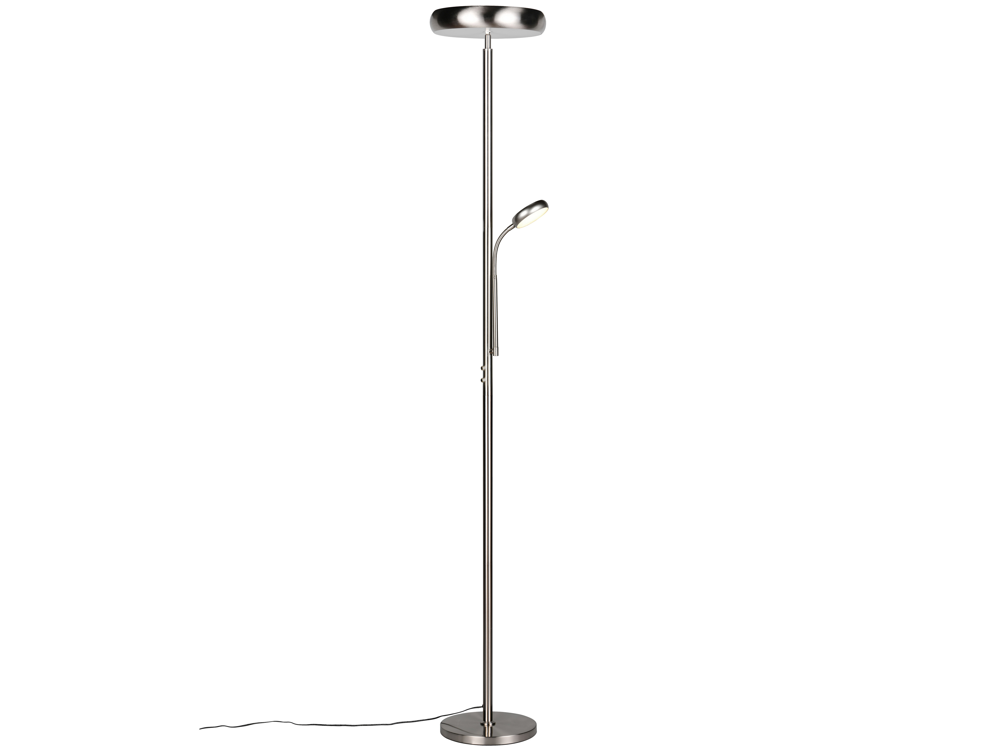 REALITY LED-Stehleuchte Palermo R45741107, 23W, 3000... 6500K, 2500lm, CCT, IP20, Nickel REALITY LED-Stehleuchte Palermo R45741107, 23W, 3000... 6500K, 2500lm, CCT, IP20, Nickel