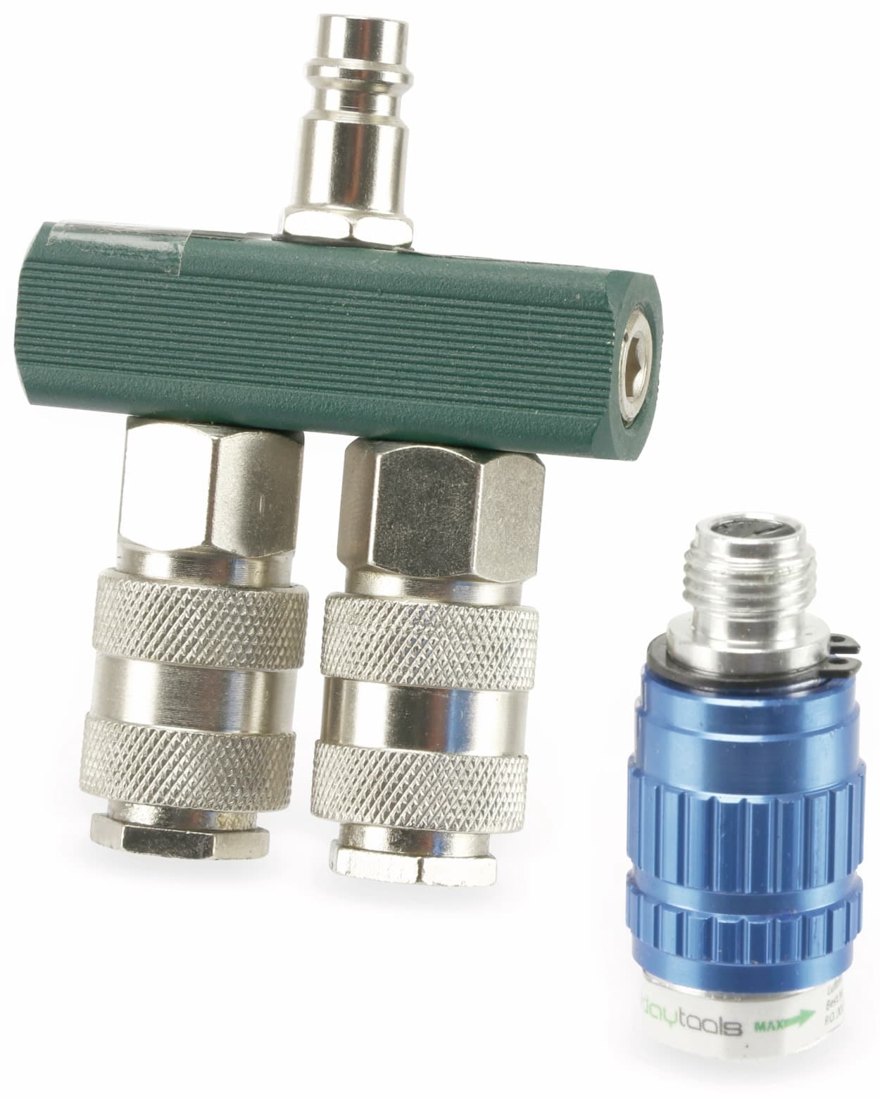 DAYTOOLS Druckluft-Verteiler DLV2, 2-fach, Luftmengenregler (¼") DAYTOOLS Druckluft-Verteiler DLV2, 2-fach, Luftmengenregler (¼")
