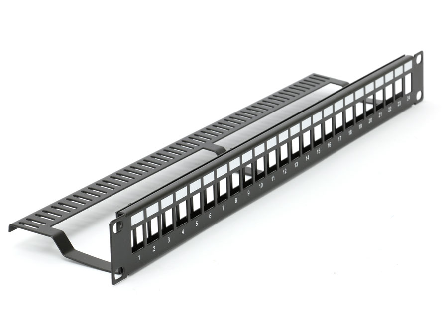 RED4POWER Patchpanel KPP-19-24-E, 19", 24-port