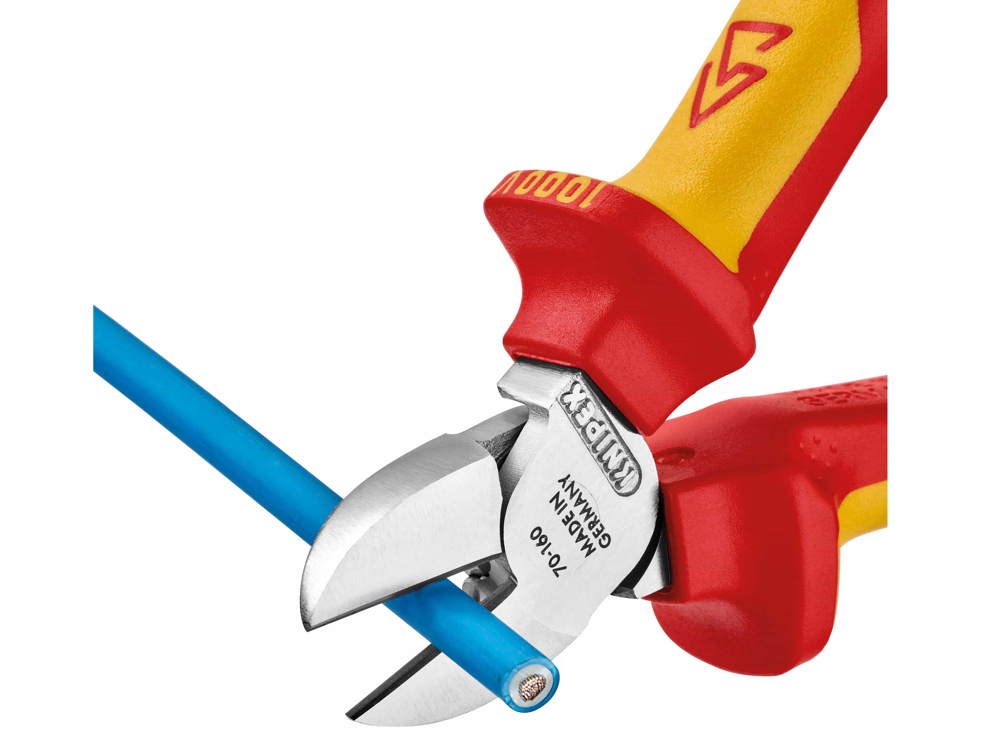 KNIPEX Seitenschneider, 160 mm, VDE-geprüft, 70 06 160 KNIPEX Seitenschneider, 160 mm, VDE-geprüft, 70 06 160