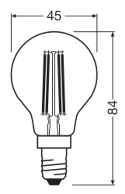 OSRAM LED-Lampe Classic, dimmbar, E27, 2,5 W, 2700 K, EEK: B, 470 lm, IP20, warmweiß OSRAM LED-Lampe Classic, dimmbar, E27, 2,5 W, 2700 K, EEK: B, 470 lm, IP20, warmweiß