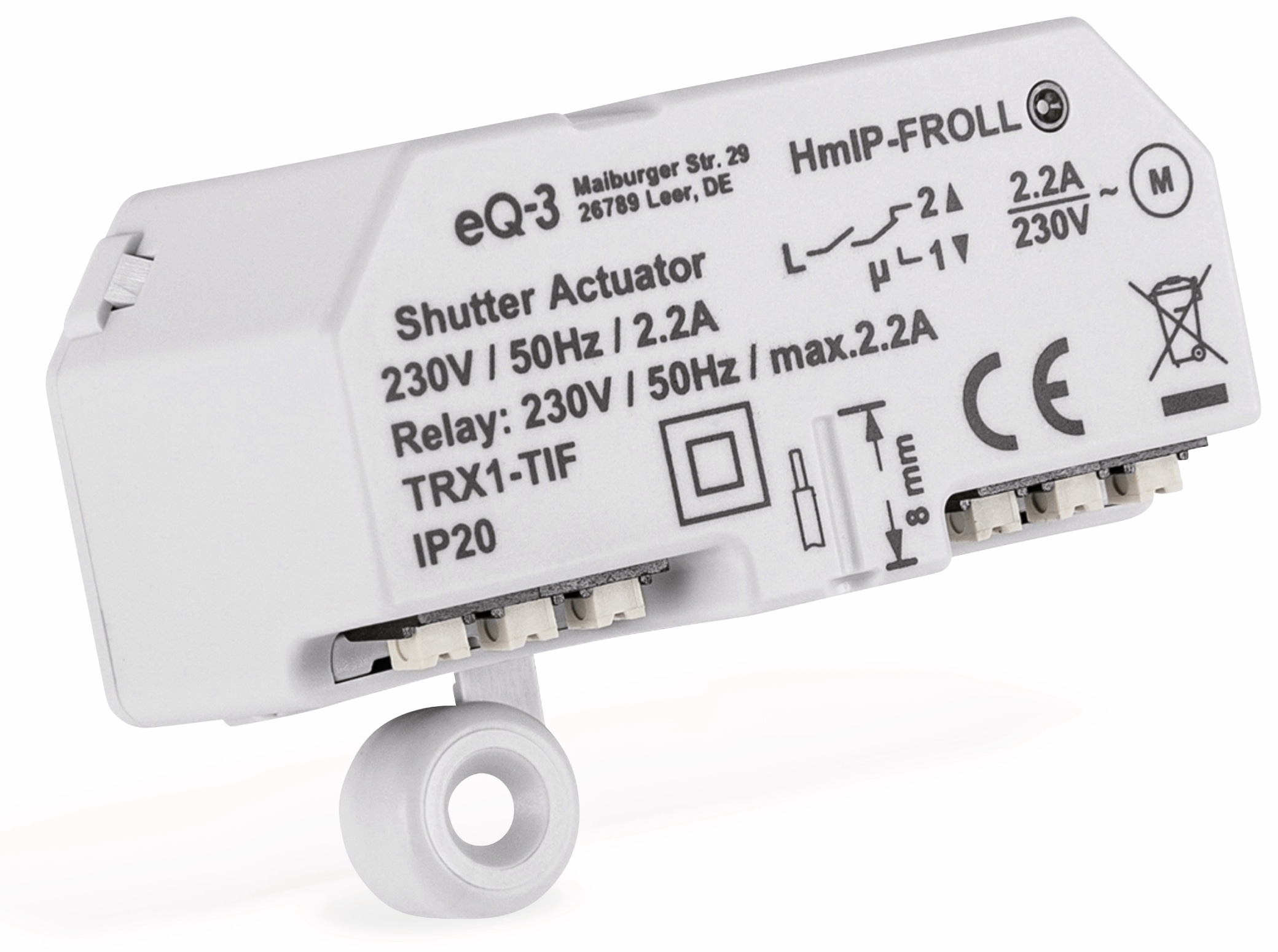 HOMEMATIC IP Smart Home 151347A0, Rollladenaktor, Unterputz