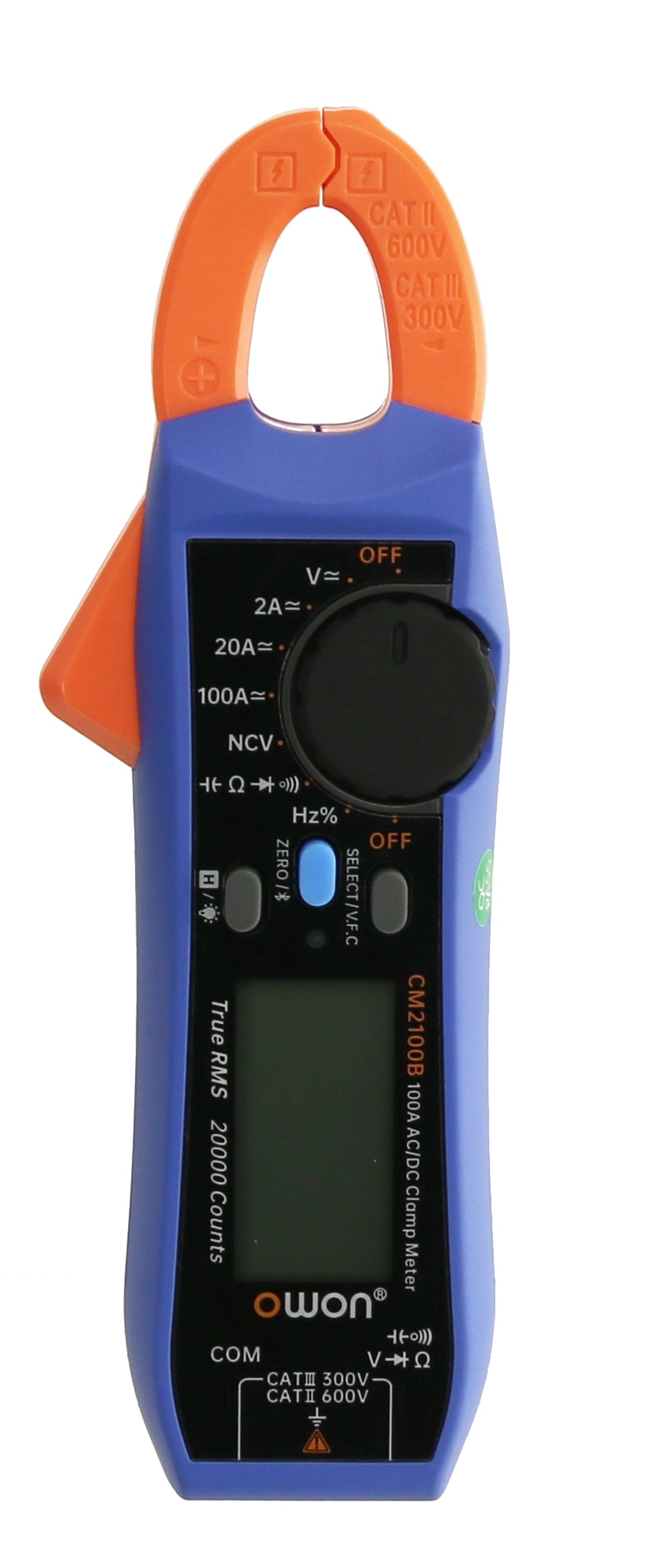 OWON Stromzange CM2100B, Bluetooth, 100 A AC/ DC, True RMS OWON Stromzange CM2100B, Bluetooth, 100 A AC/ DC, True RMS