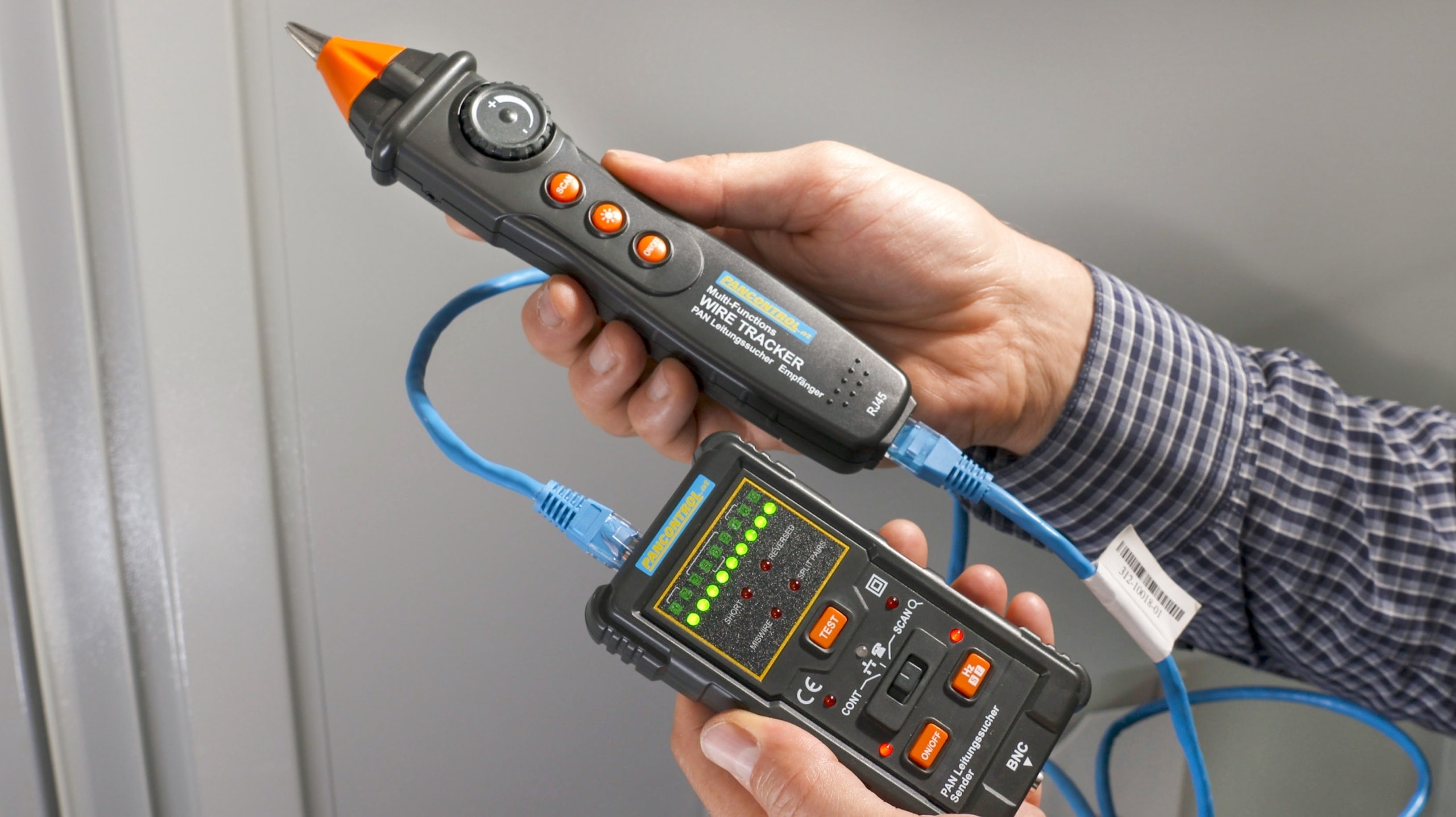PANCONTROL Leitungssuchgerät und LAN-Tester PAN Leitungssucher PANCONTROL Leitungssuchgerät und LAN-Tester PAN Leitungssucher
