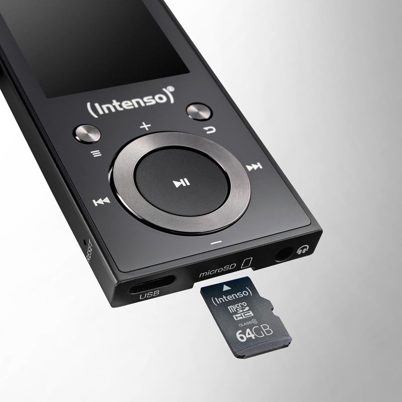 INTENSO MP3-Videoplayer 3717490, Video Scooter BT, 64GB, 4,6 cm (1,8"), schwarz